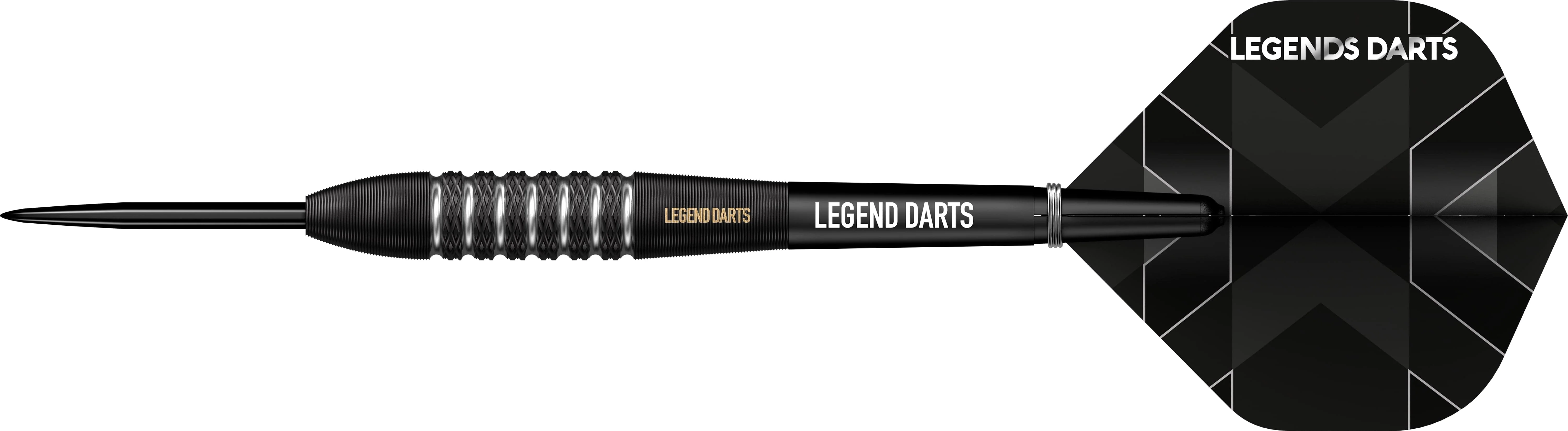 Legend Darts - Steel Tip - Revolution Series - B09 - Black - Knurled Bomb - Image 2
