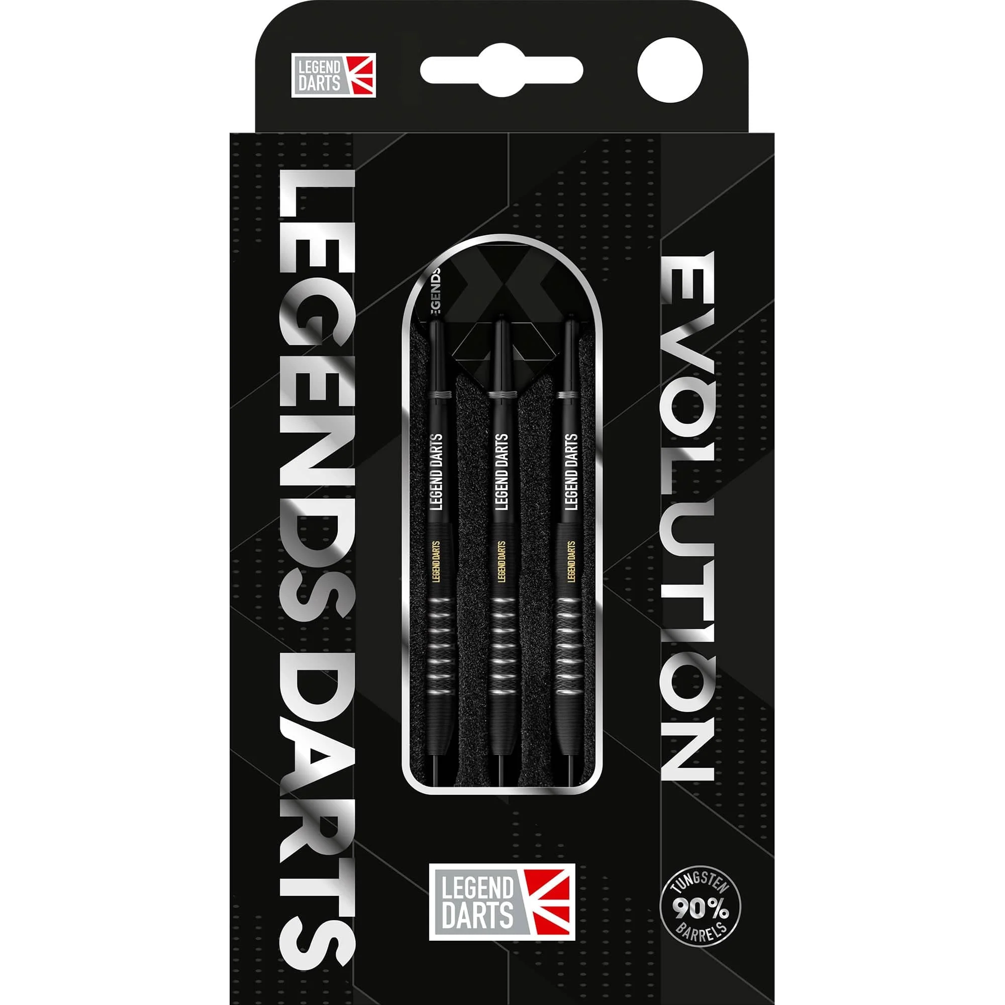 Legend Darts - Steel Tip - Revolution Series - B09 - Black - Knurled Bomb - Image 3