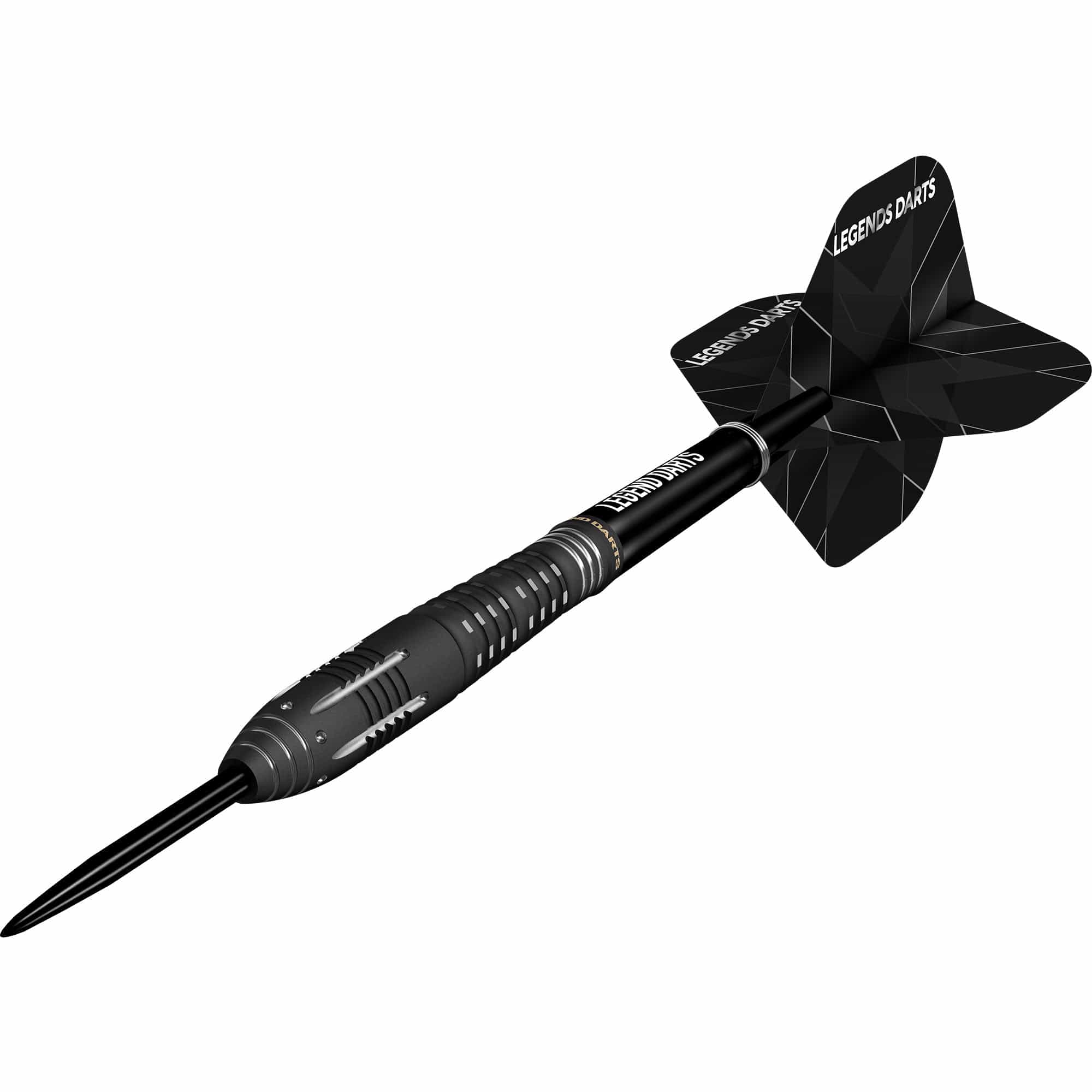 Legend Darts - Steel Tip - Revolution Series - B19 - Black - Ring & Milled Cut - Image 4