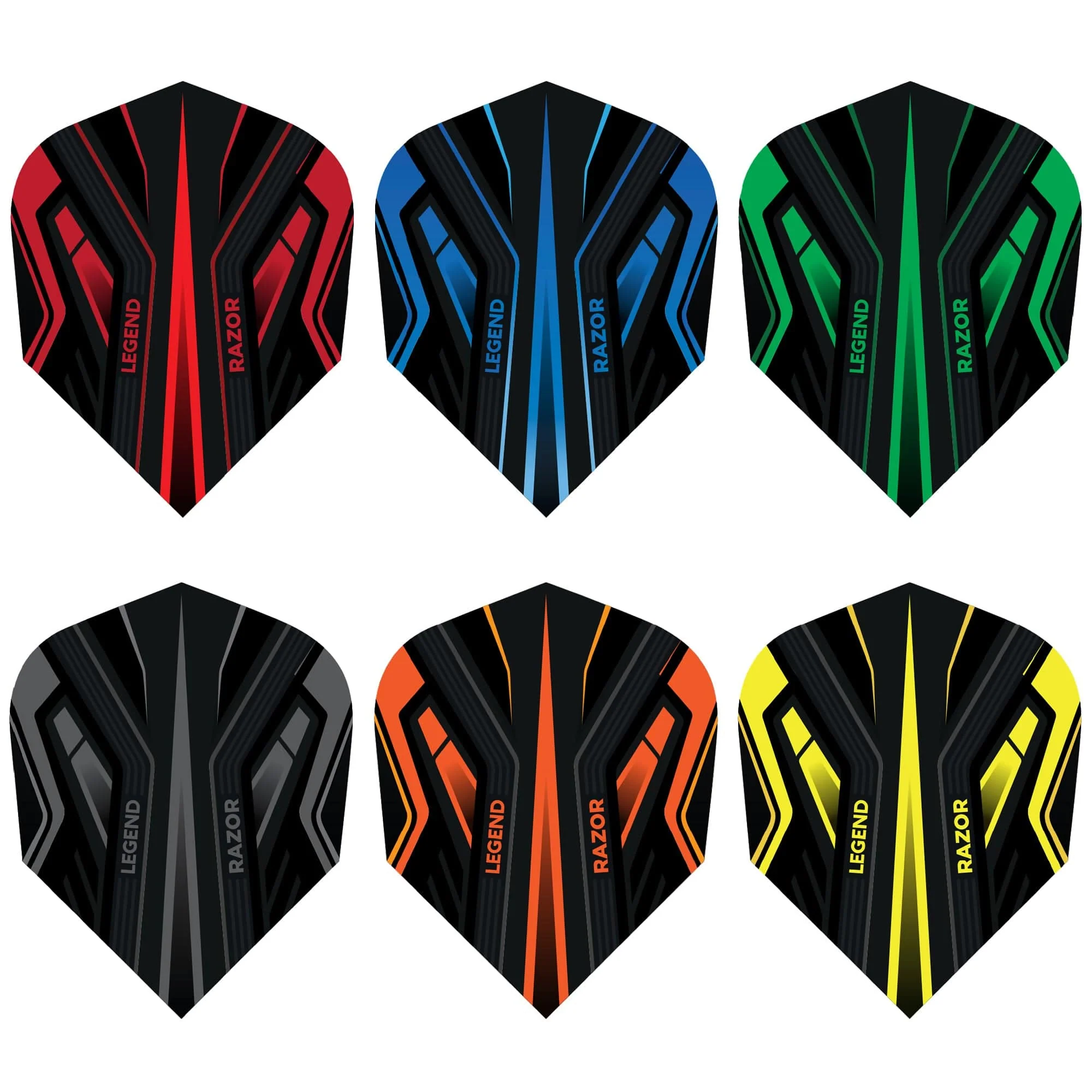 *Legend Razor Dart Flights - 100 Micron - No2 - Std