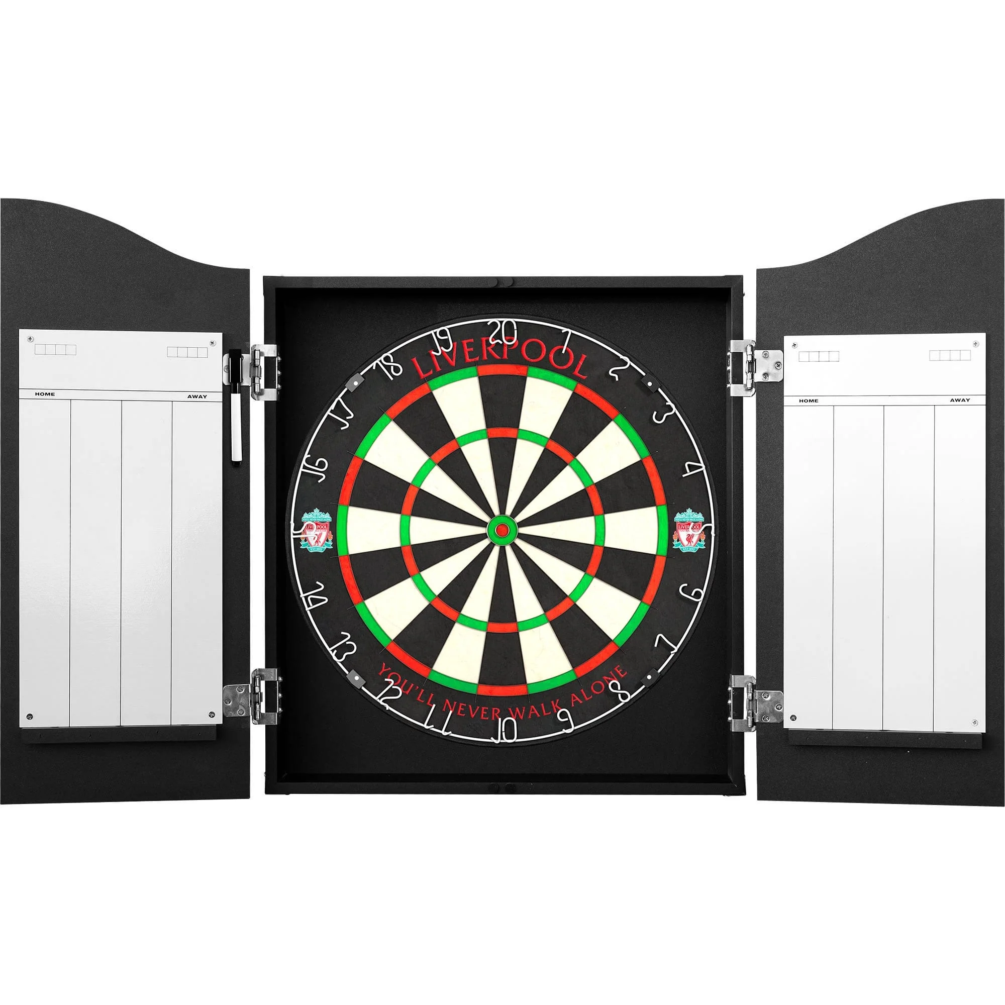 Liverpool FC Dartboard Cabinet - Official Licensed - LFC - C1 - YNWA - Red Crest - Image 5