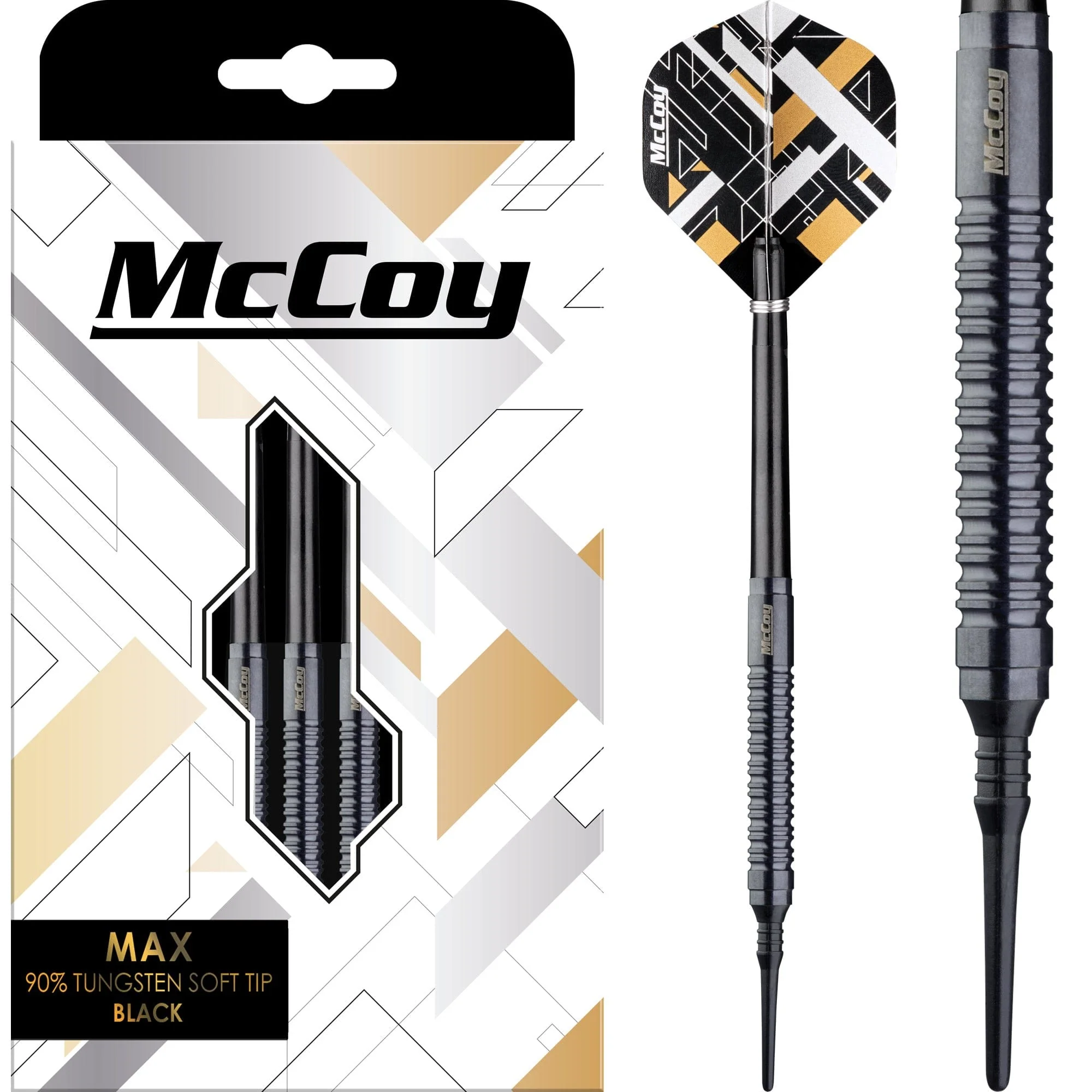 McCoy MAX - 90% Soft Tip Tungsten - Black