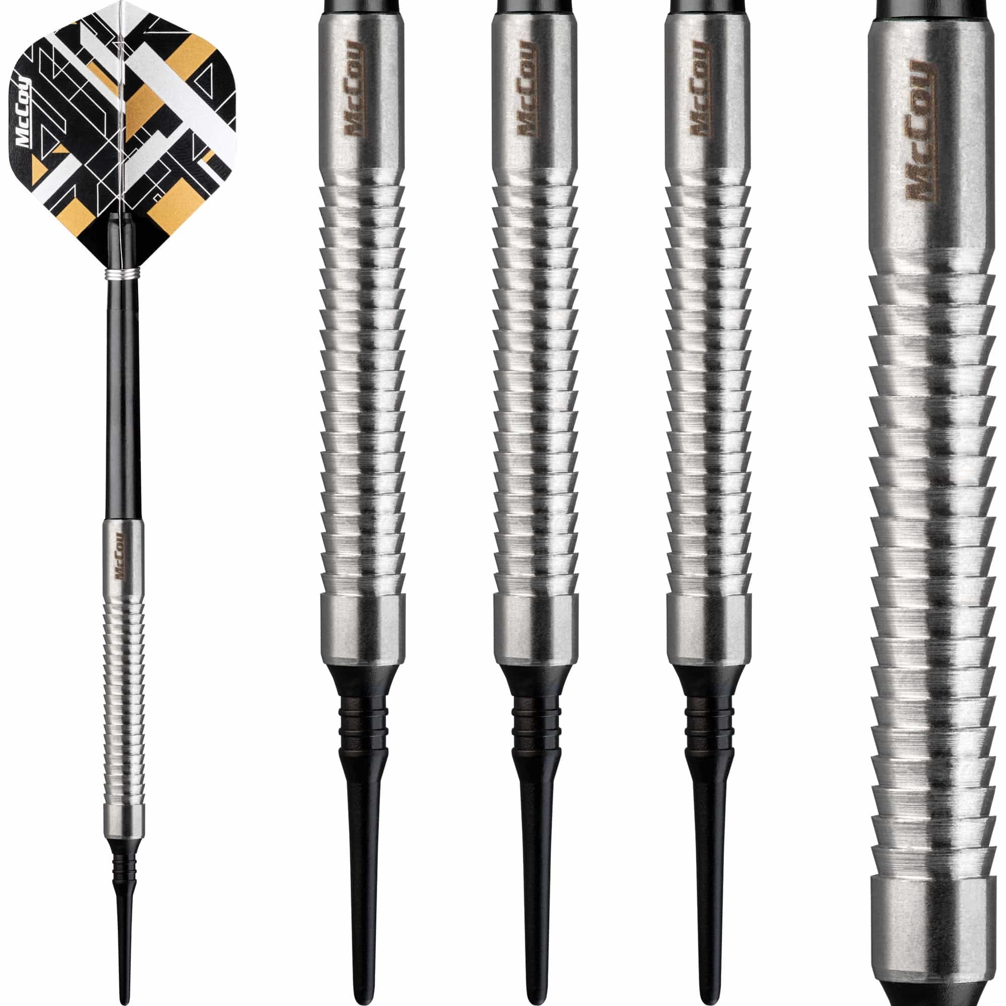 *McCoy Sabergrip - 90% Soft Tip Tungsten - Silver - Image 2