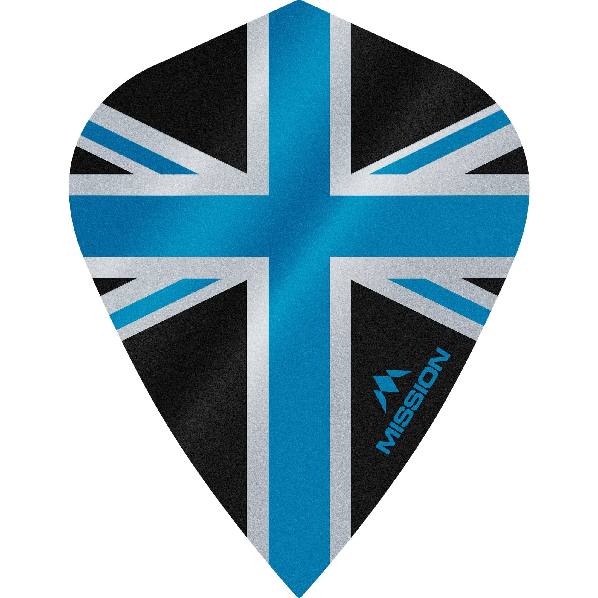 *Mission Alliance Union Jack Dart Flights - Kite - Black - Image 4