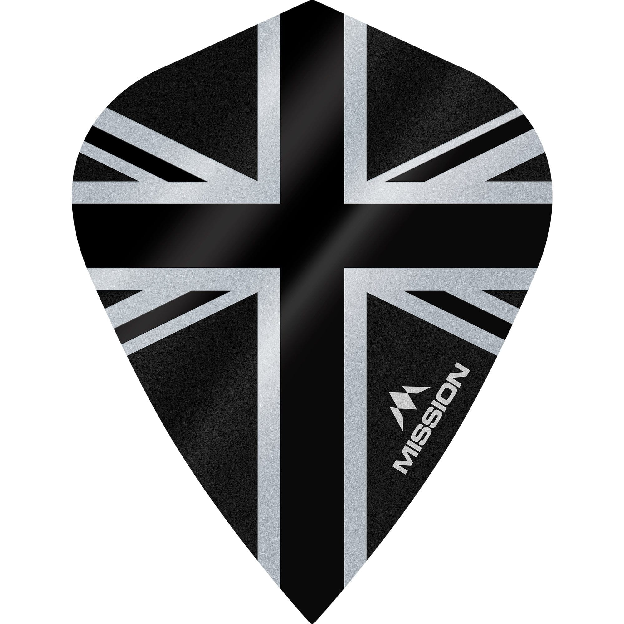 *Mission Alliance Union Jack Dart Flights - Kite - Black - Image 7