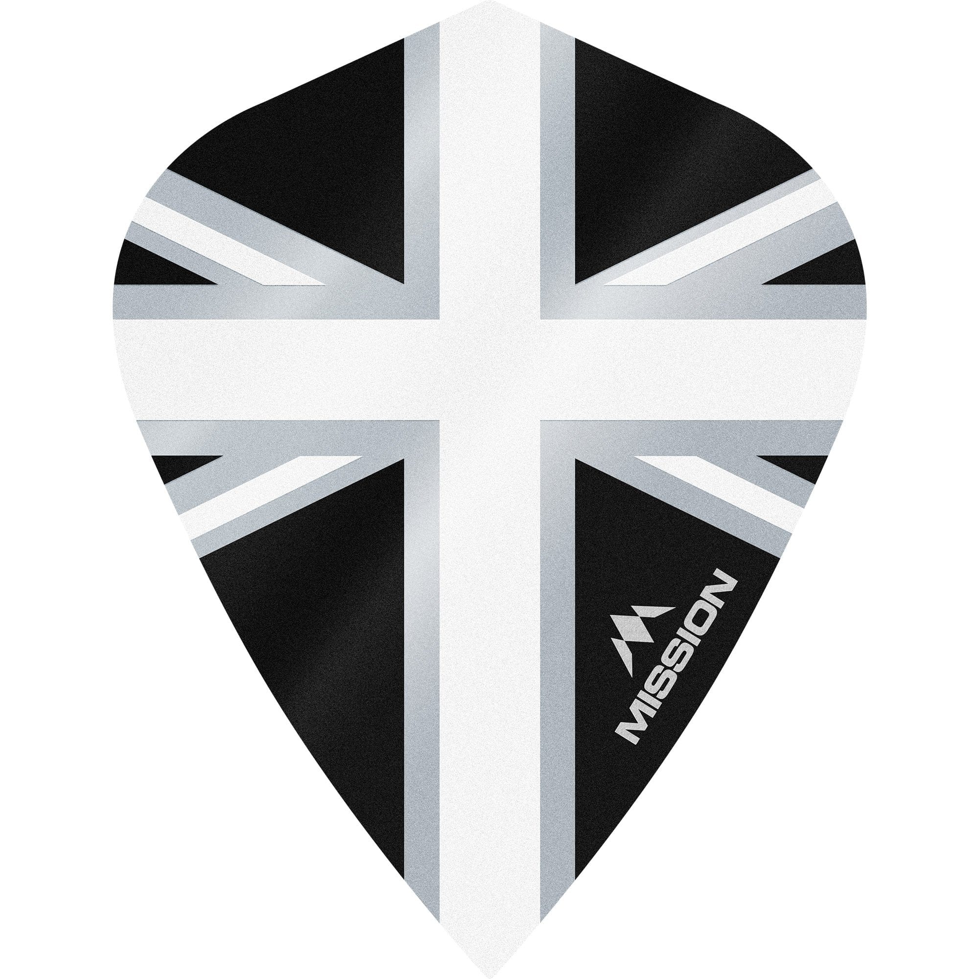 *Mission Alliance Union Jack Dart Flights - Kite - Black - Image 9