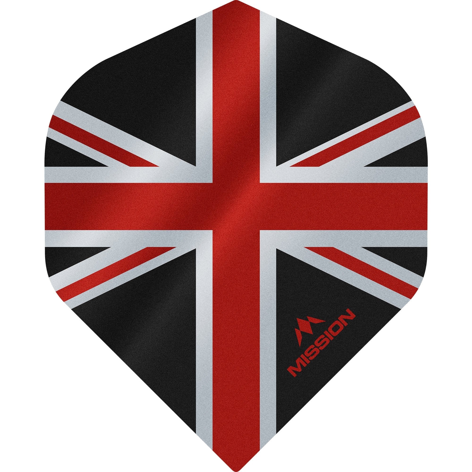 *Mission Alliance Union Jack Dart Flights - No2 - Std - Black - Image 2