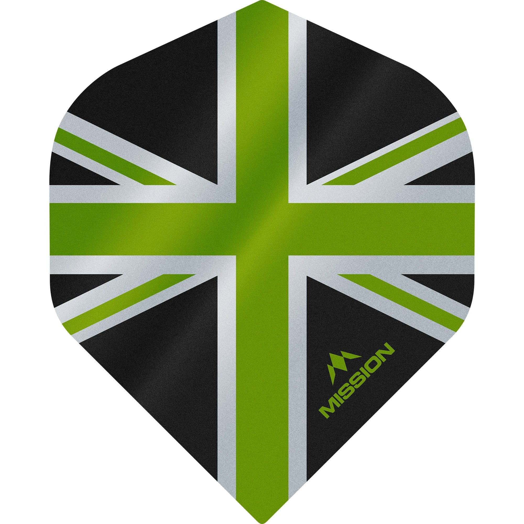 *Mission Alliance Union Jack Dart Flights - No2 - Std - Black - Image 3