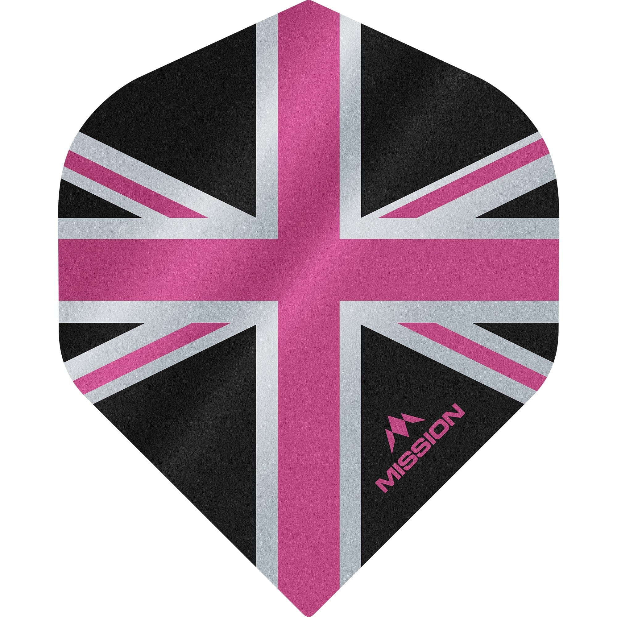 *Mission Alliance Union Jack Dart Flights - No2 - Std - Black - Image 5