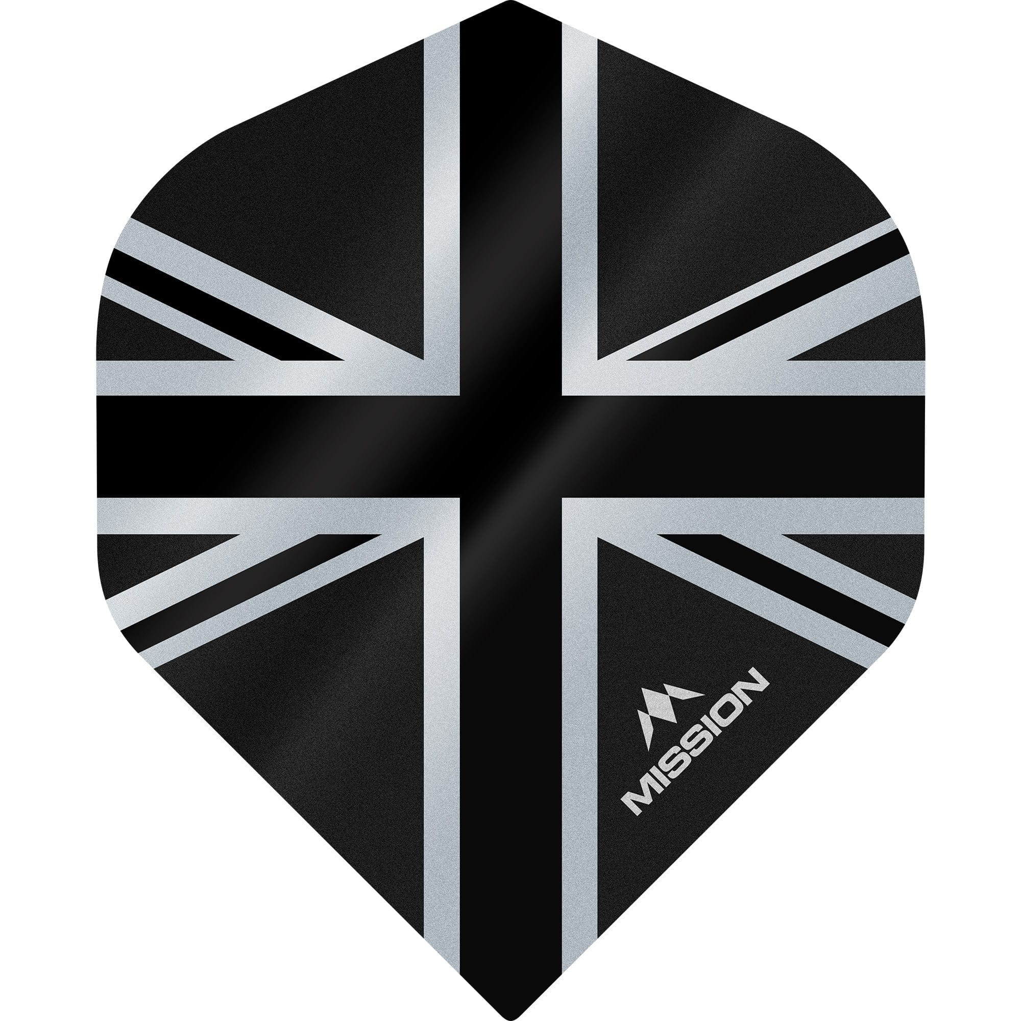 *Mission Alliance Union Jack Dart Flights - No2 - Std - Black - Image 7