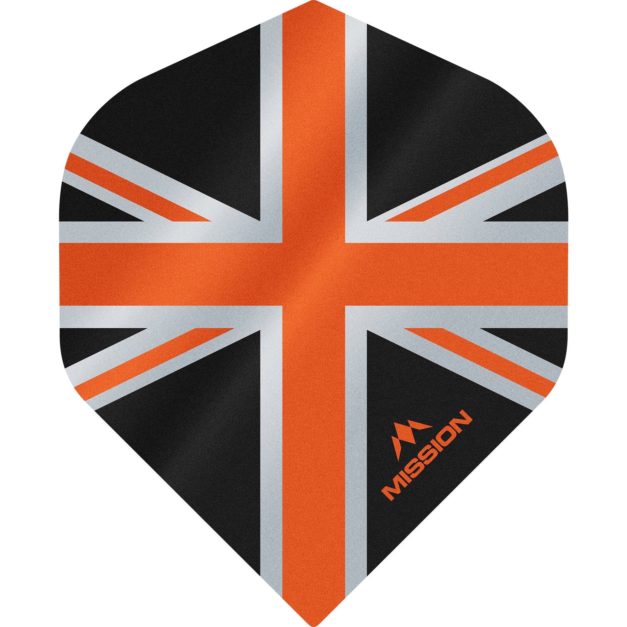 *Mission Alliance Union Jack Dart Flights - No2 - Std - Black - Image 8