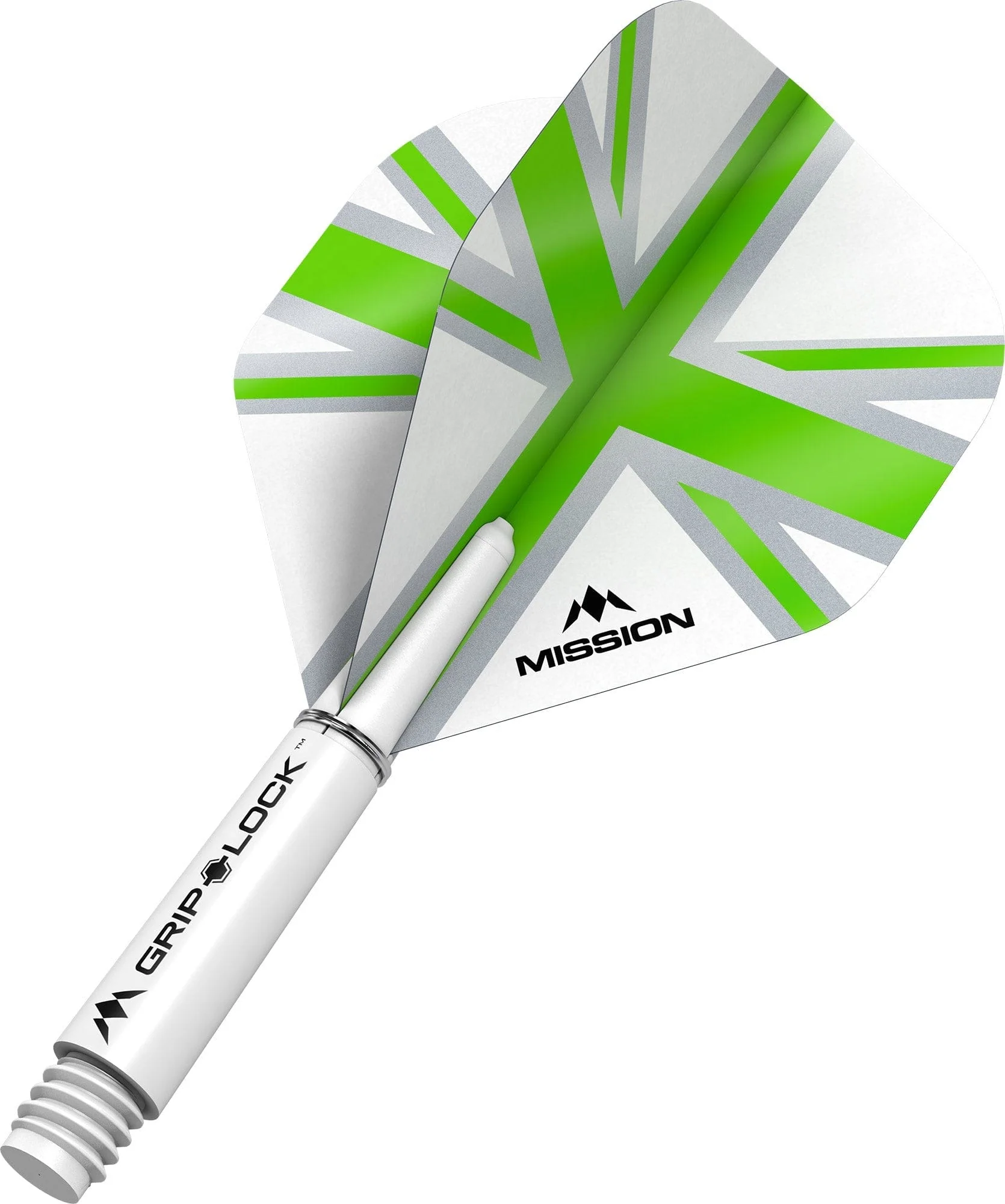 Mission Alliance White Dart Flights Combo With Griplock Shafts - Image 4