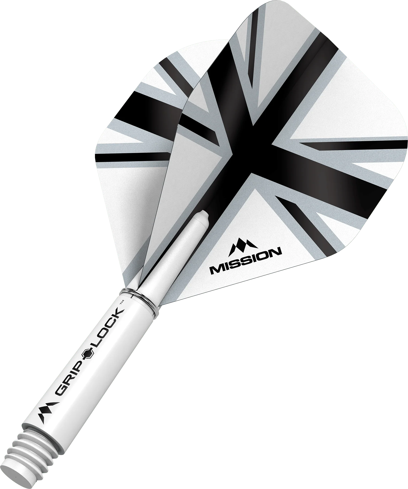 Mission Alliance X Black No2 Dart Flights Combo With Griplock Shafts - Image 8