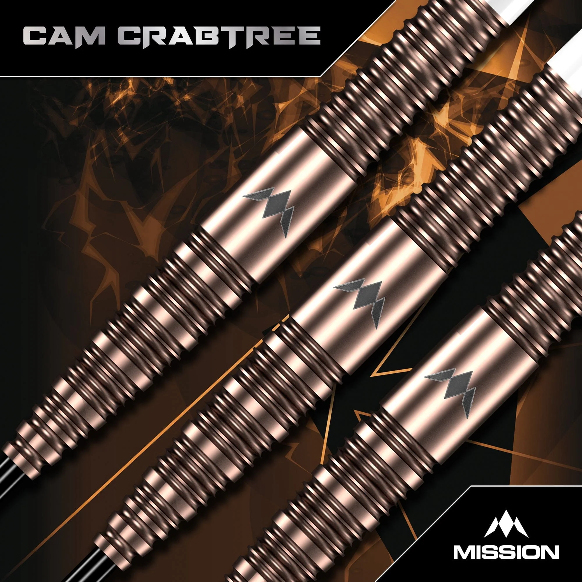 Mission Cam Crabtree Darts - Steel Tip  95% Tungsten - V2 - Image 3