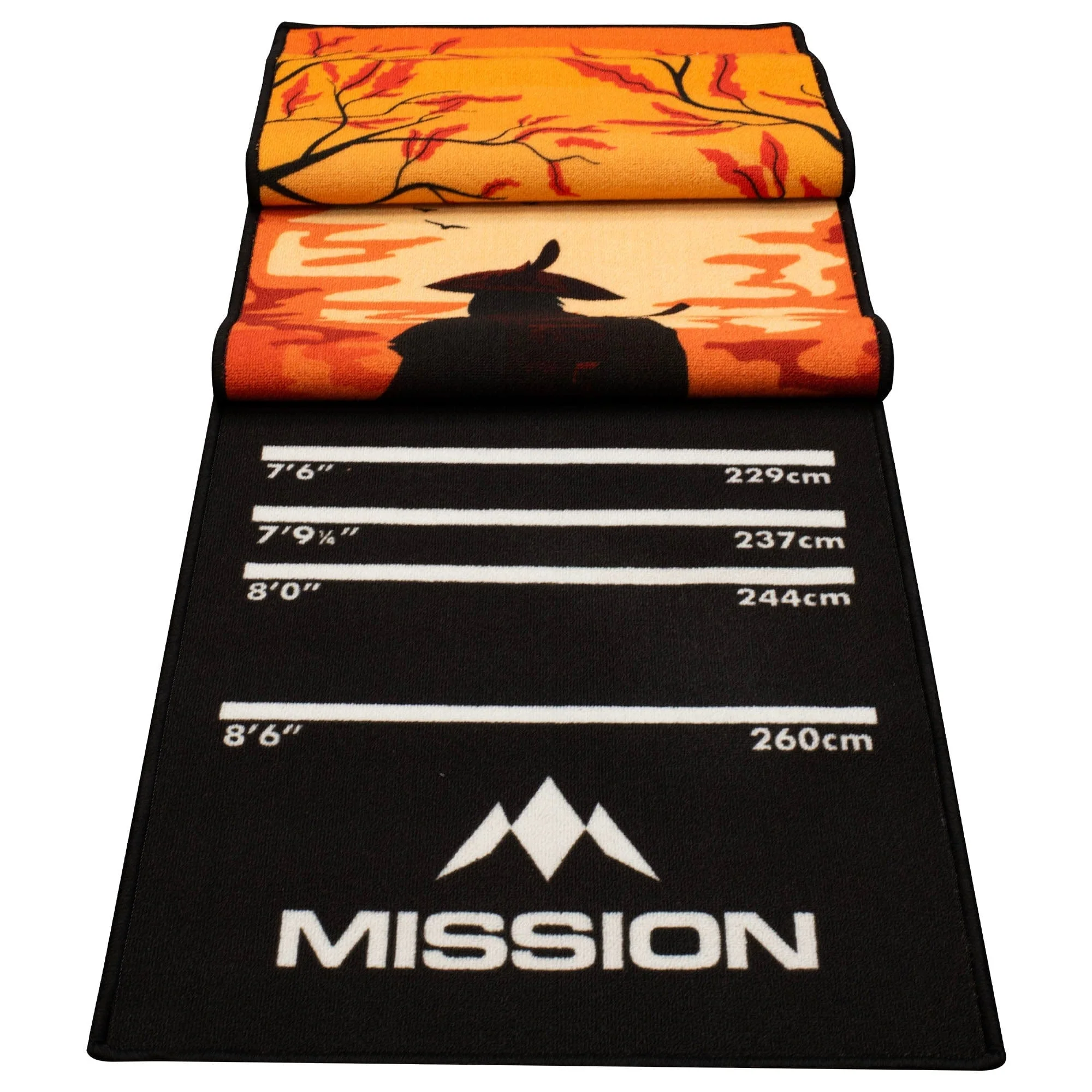 Mission Carpet Darts Mat - Non Slip Back - 290cm x 60cm - Ronin - Image 3