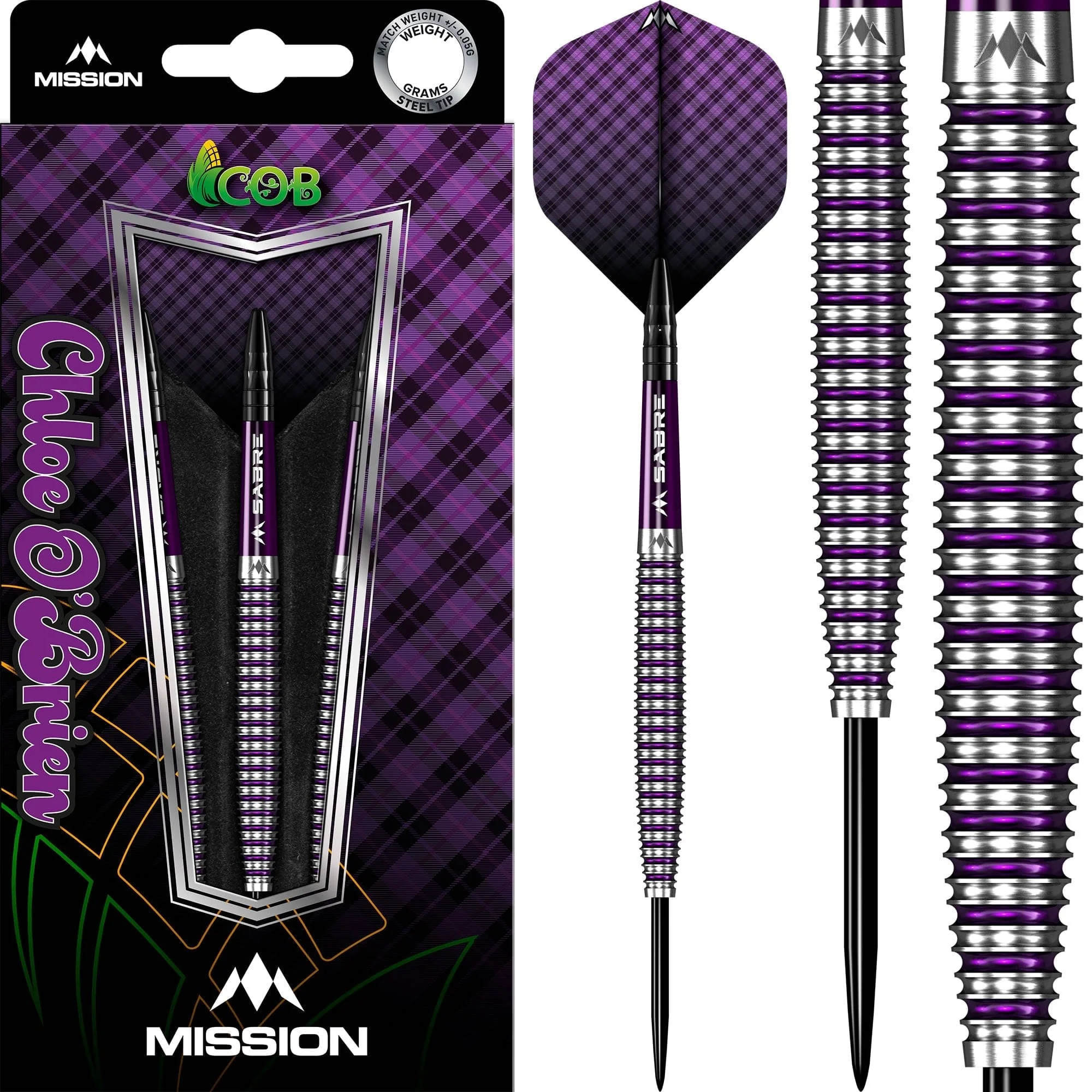 *Mission Chloe OBrien Darts - Steel Tip - 95% - Electro Purple - Image 5
