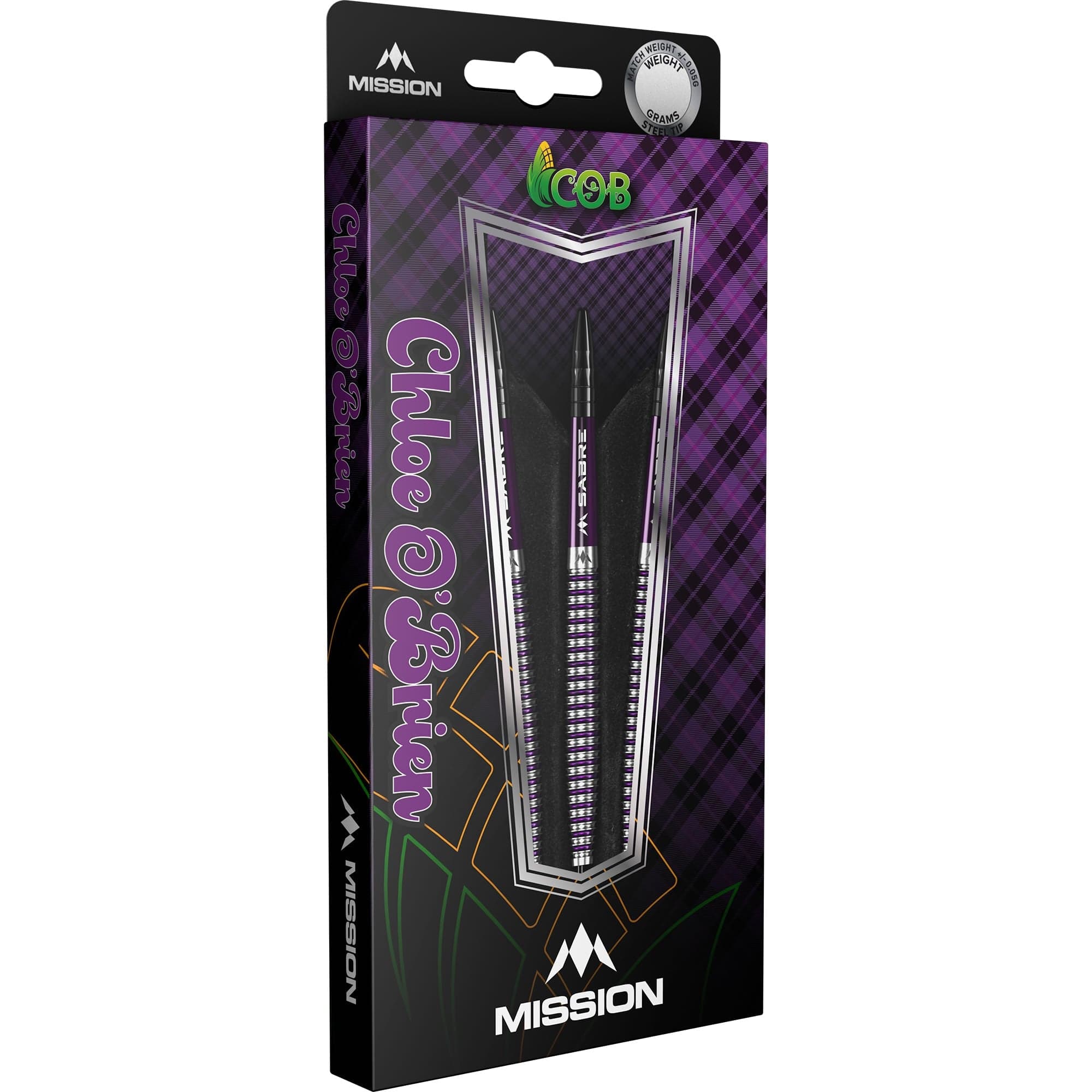 *Mission Chloe OBrien Darts - Steel Tip - 95% - Electro Purple - Image 6