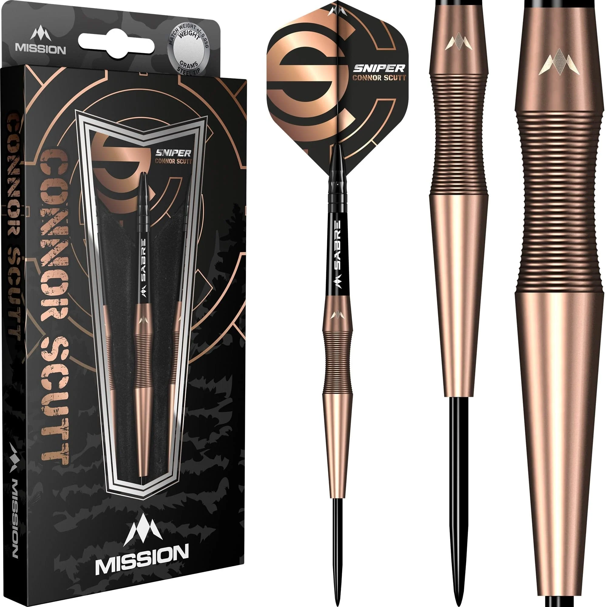 Mission Connor Scutt V2 - Steel Tip - 90% - Bronze PVD - Sniper - Image 2