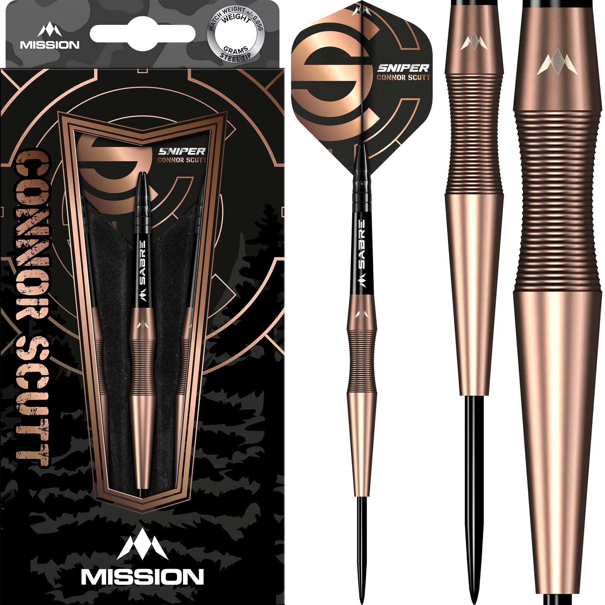 Mission Connor Scutt V2 - Steel Tip - 90% - Bronze PVD - Sniper - Image 5