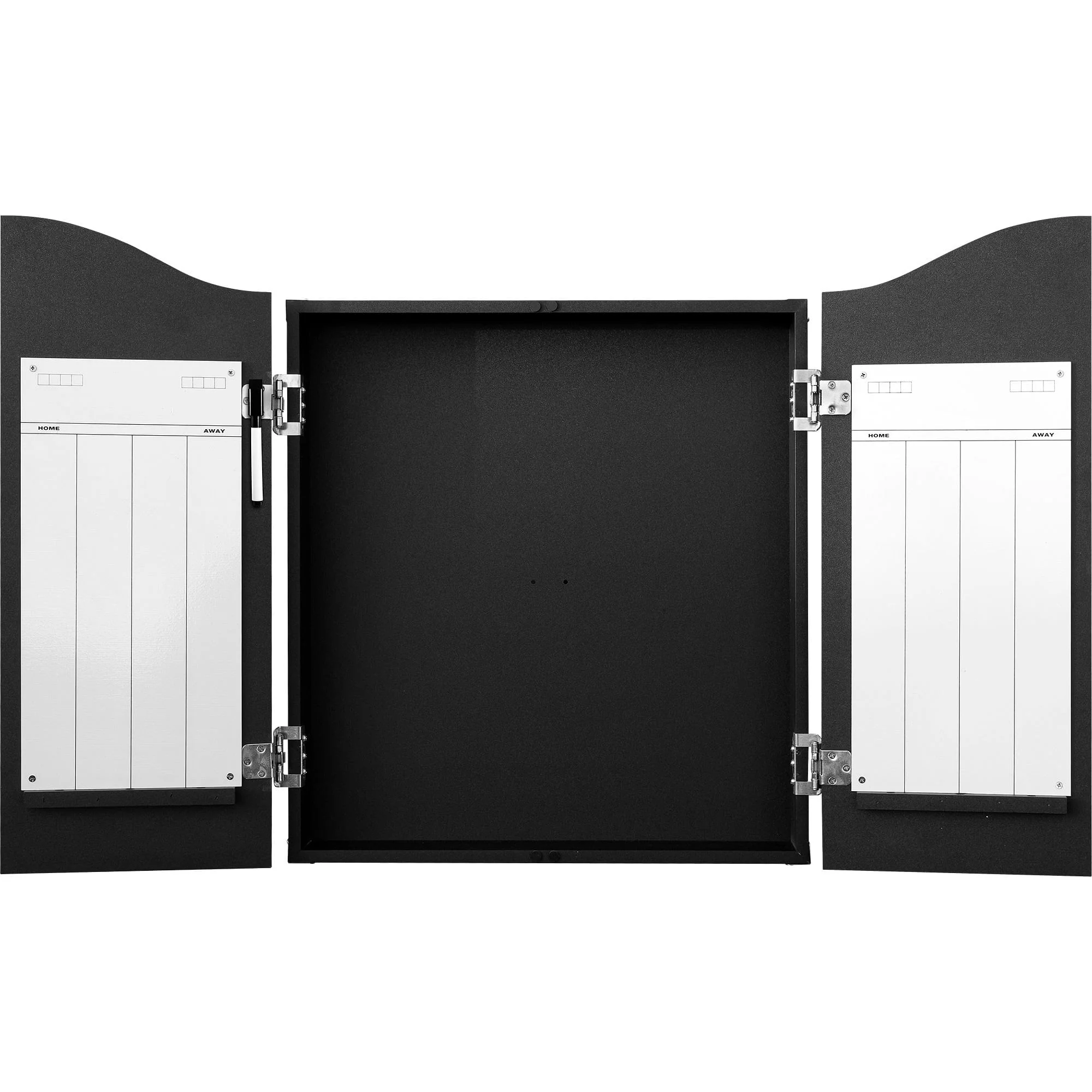 Mission Dartboard Cabinet - Canada Design - Black - Maple Leaf - Image 2