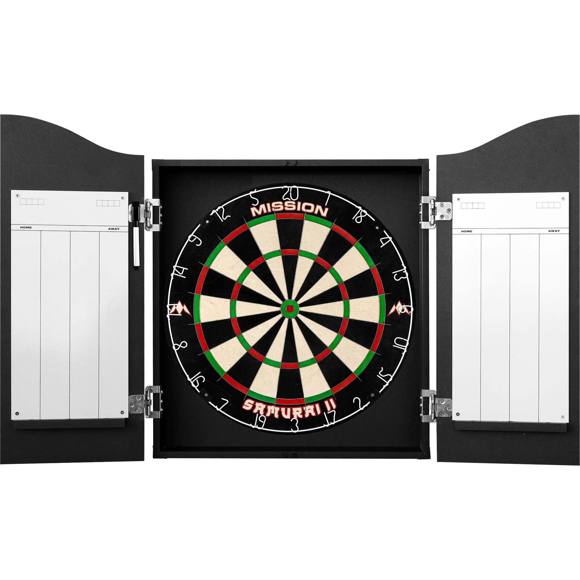 Mission Dartboard Cabinet - Nederland Design - Black - Brush Stroke - Image 5