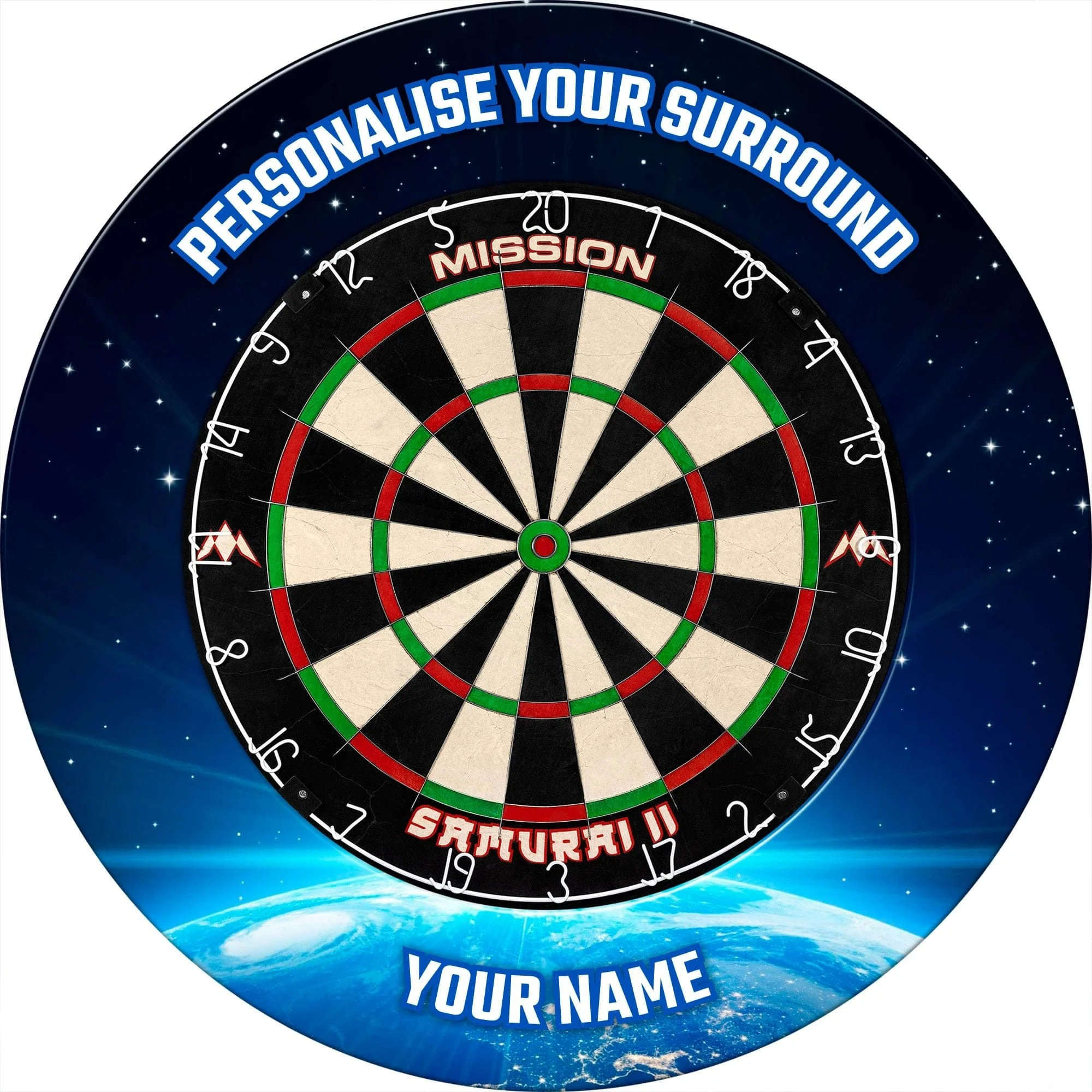Mission Dartboard Surround - Heavy Duty - Design Collection - Earth - Image 3