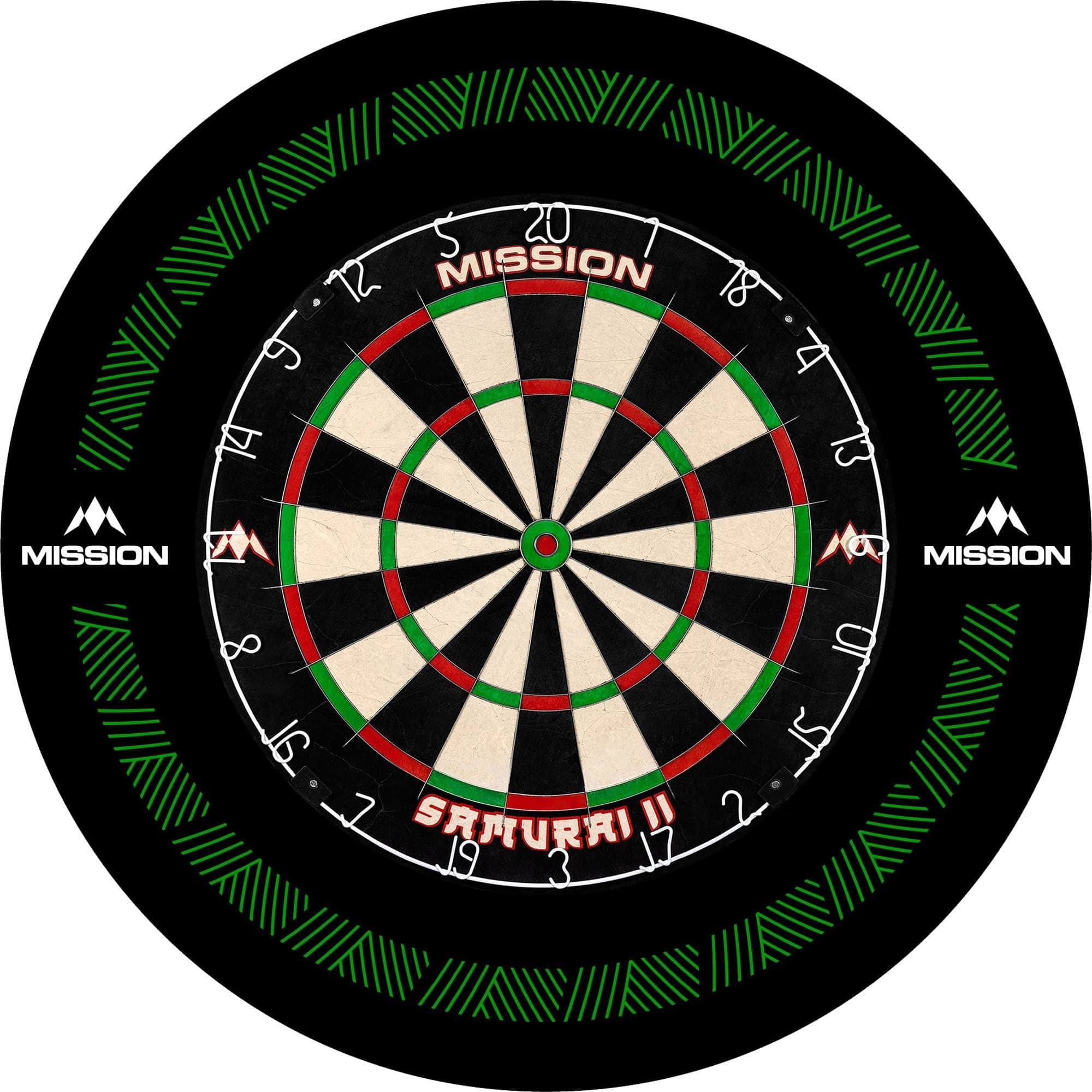 Mission Dartboard Surround - Heavy Duty - Design Collection - Green Reach - Image 4