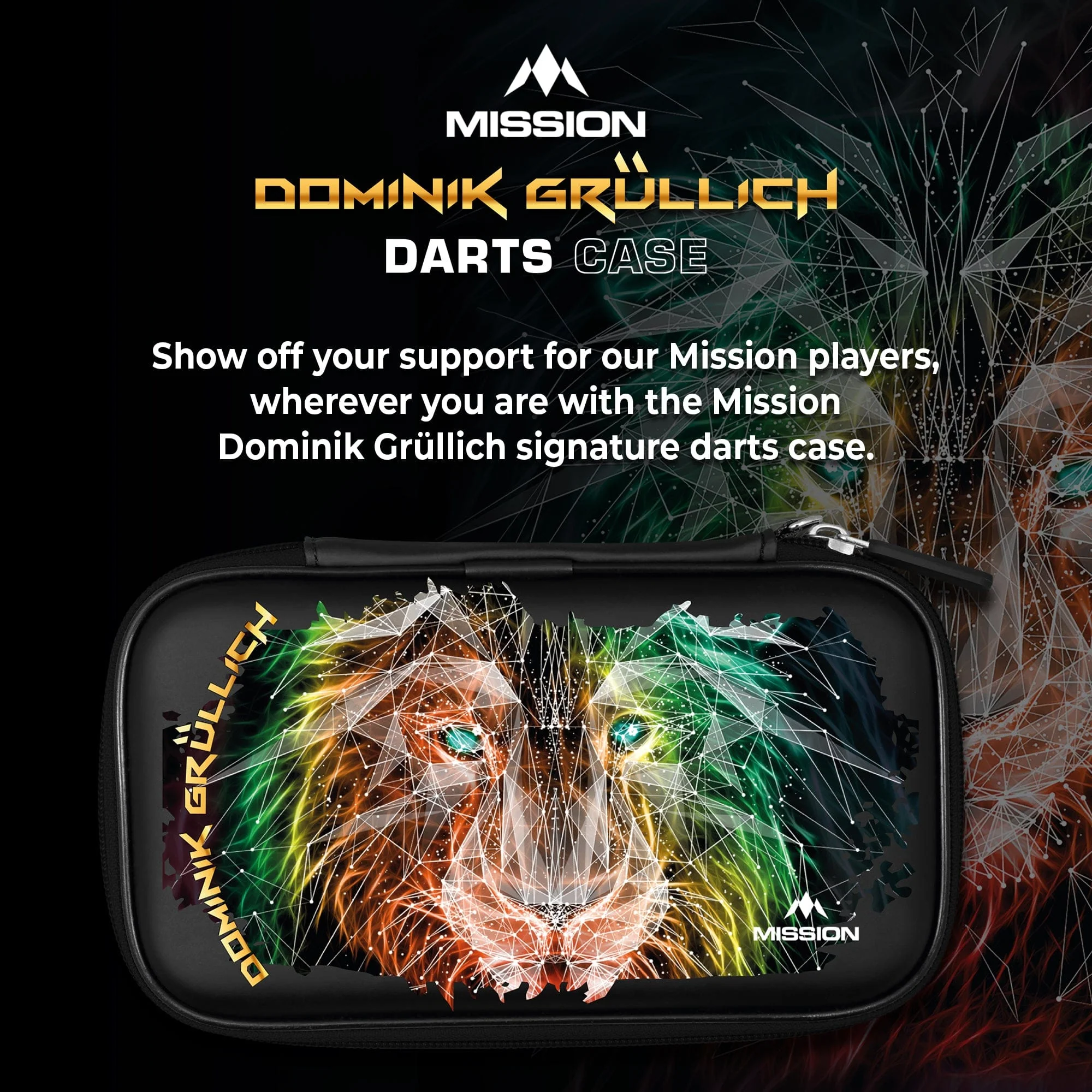 Mission Darts Players- EVA Dart Case - Dominik Grüllich - Image 2