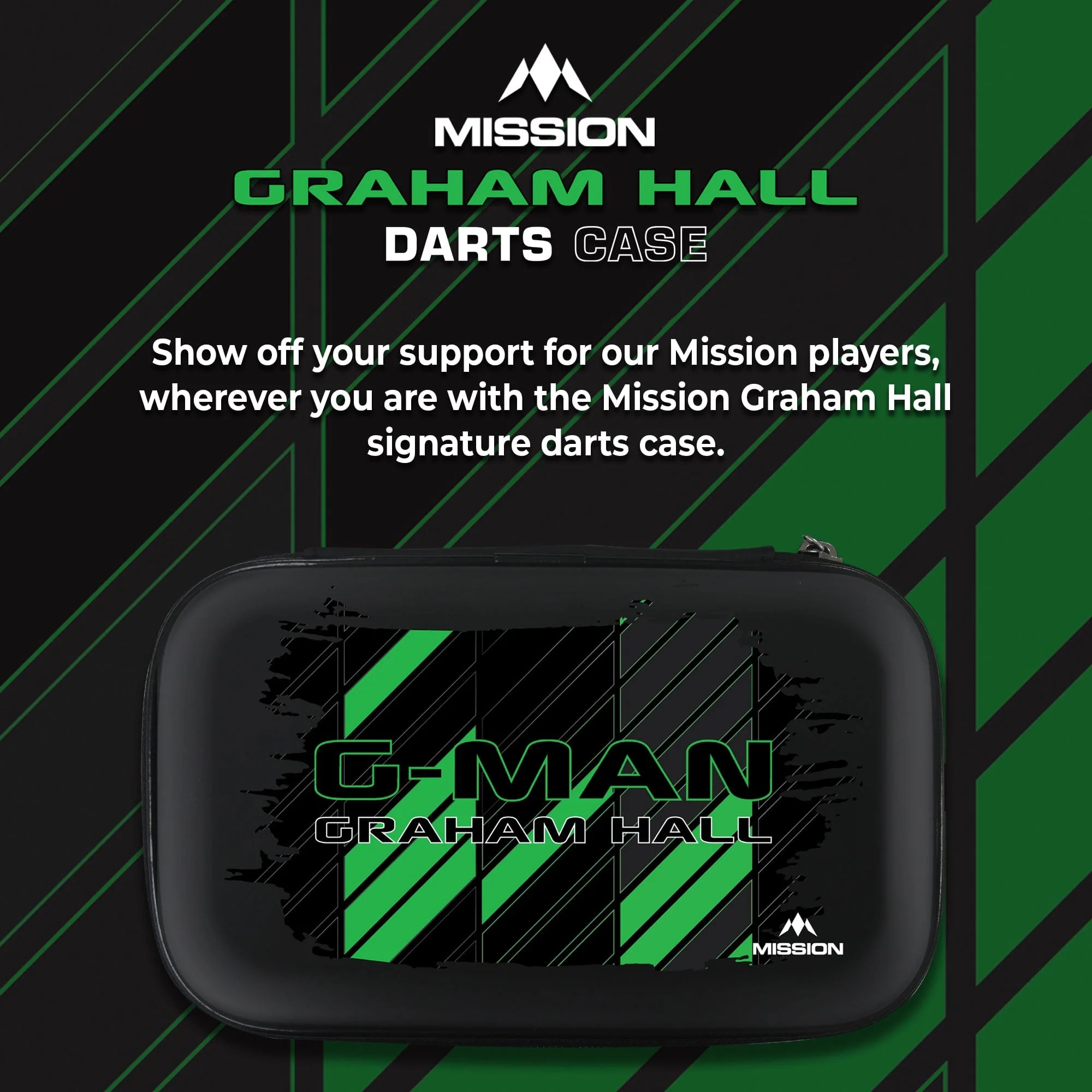 Mission Darts Players- EVA Dart Case - Graham Hall - Image 2