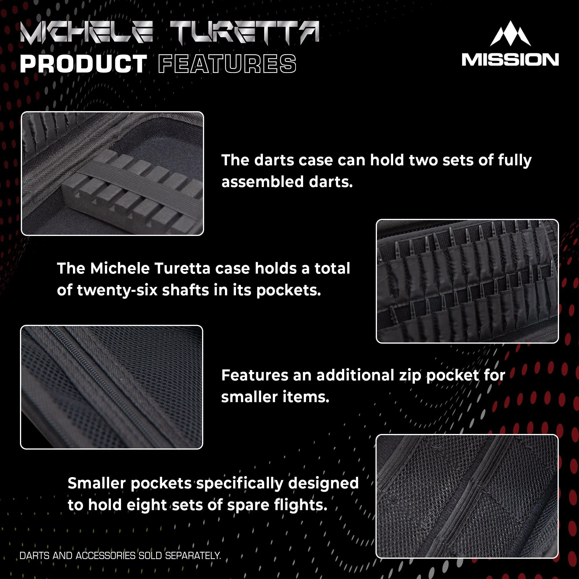 Mission Darts Players- EVA Dart Case - Michele Turetta - Image 4