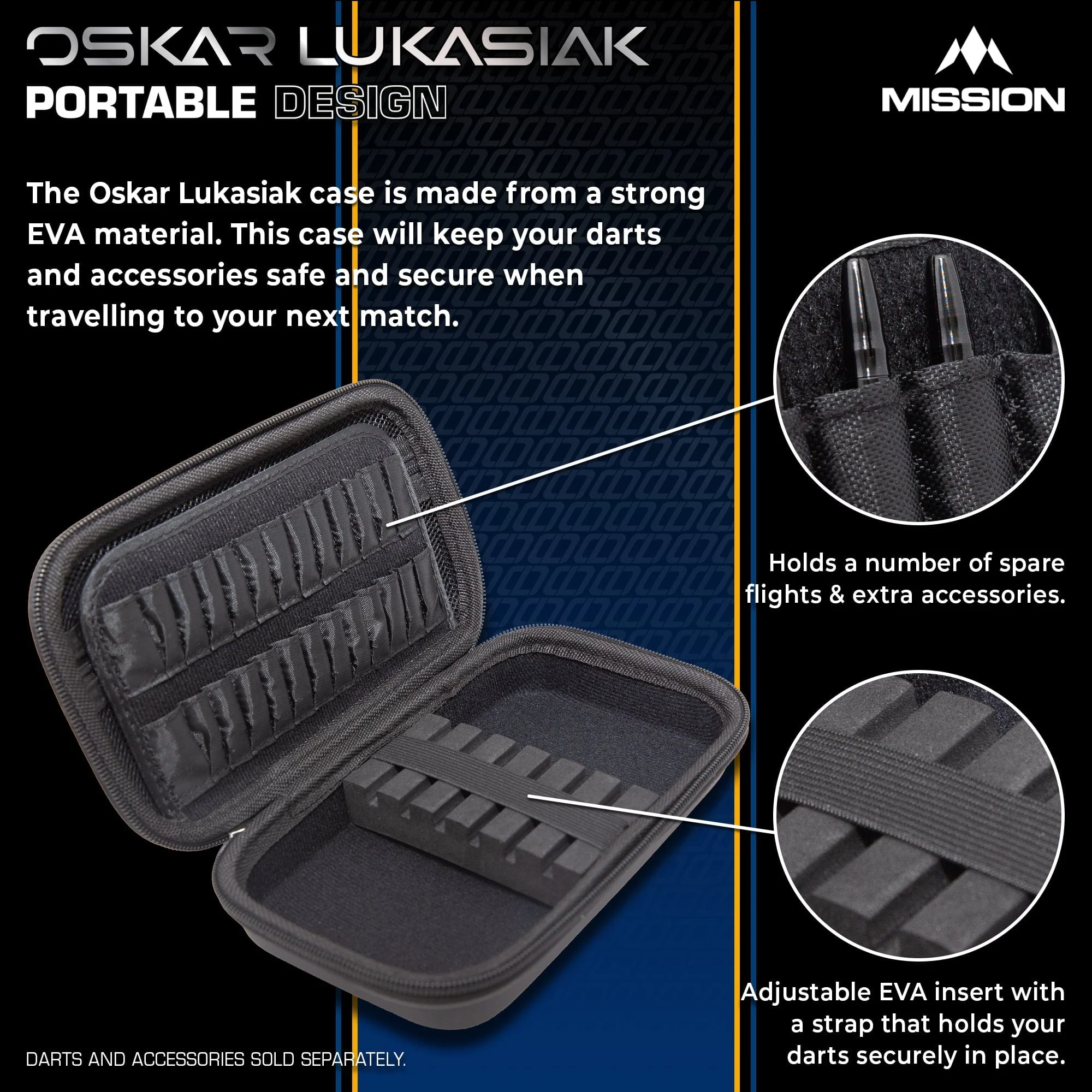 Mission Darts Players- EVA Dart Case - Oskar Lukasiak - Image 3