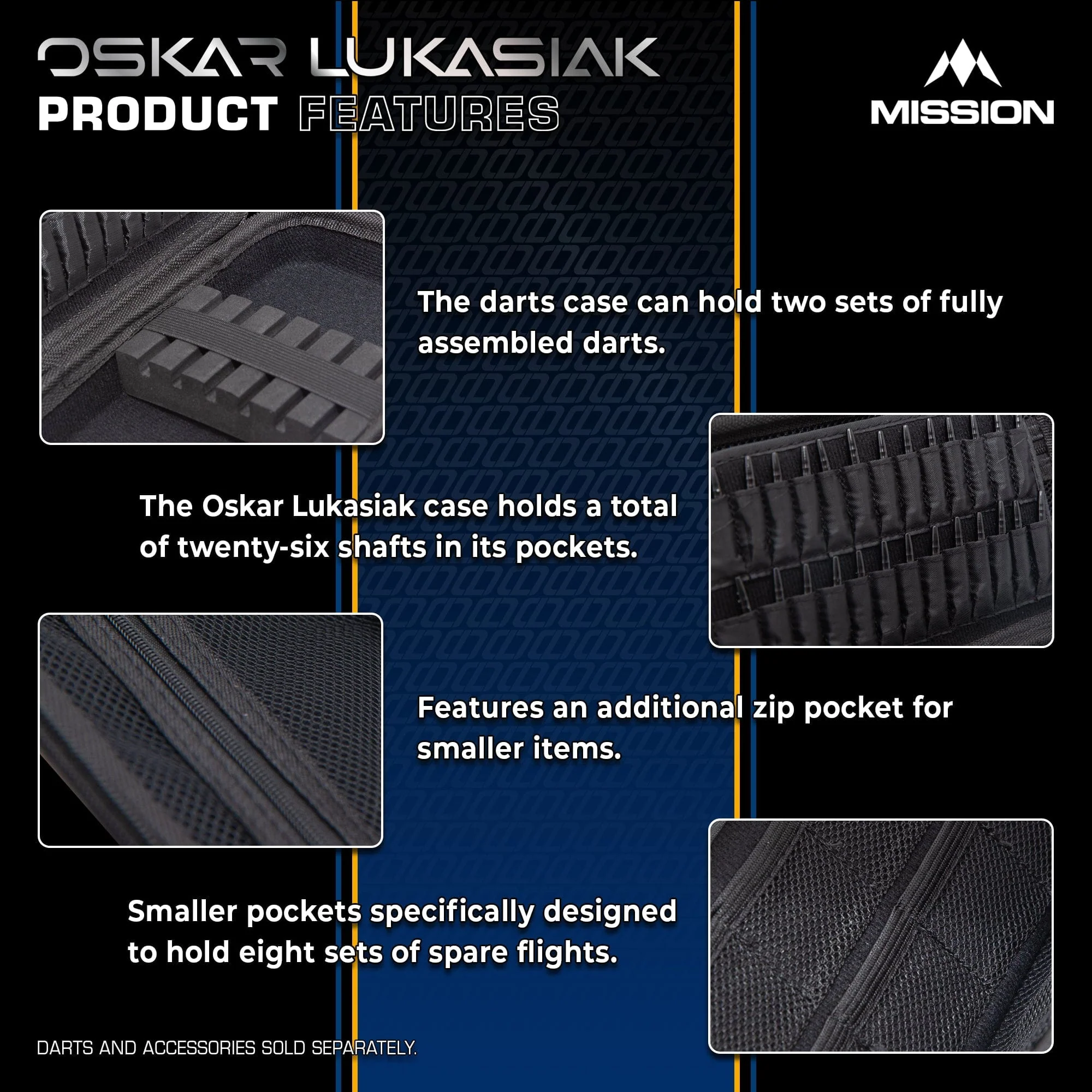 Mission Darts Players- EVA Dart Case - Oskar Lukasiak - Image 4