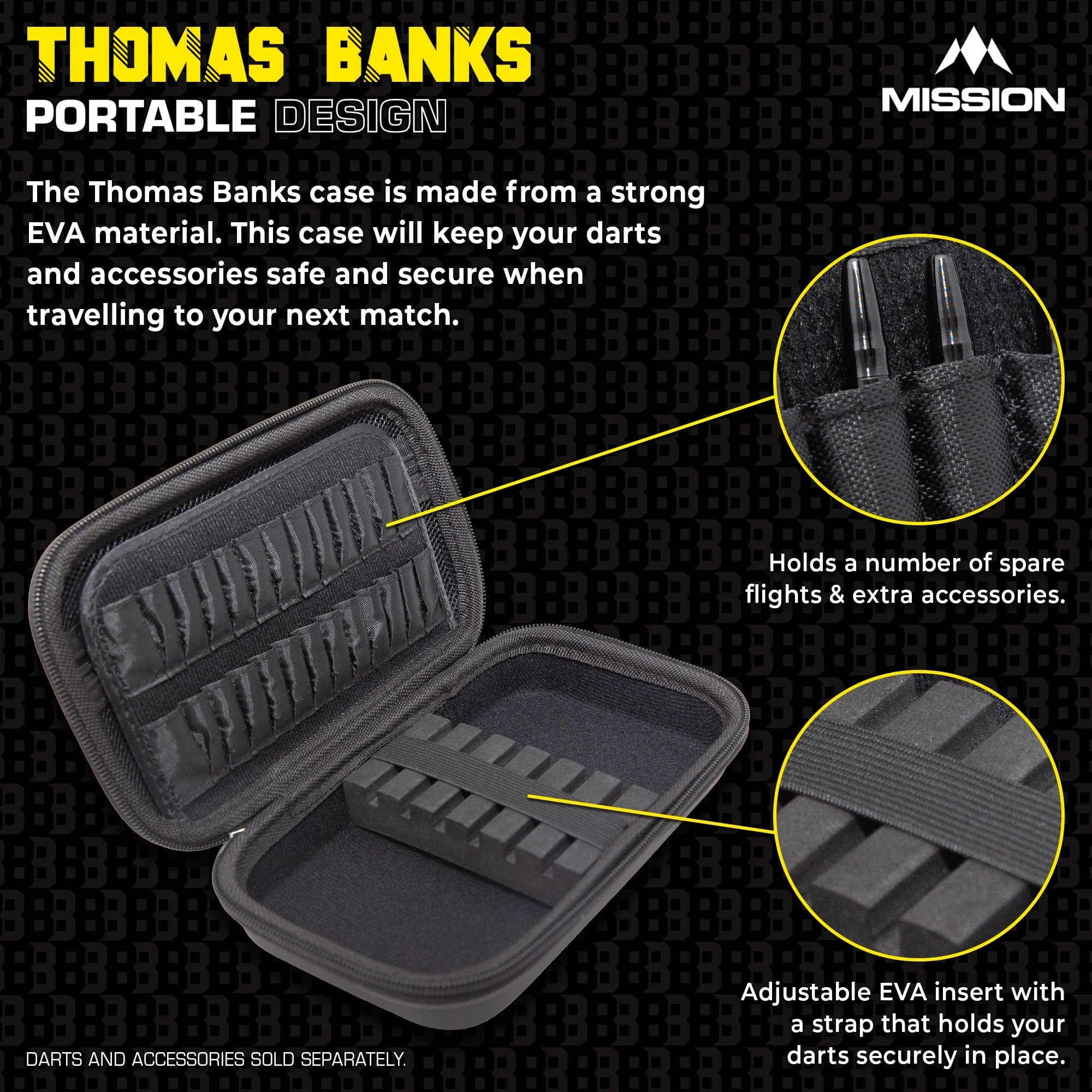Mission Darts Players- EVA Dart Case - Thomas Banks - Image 3