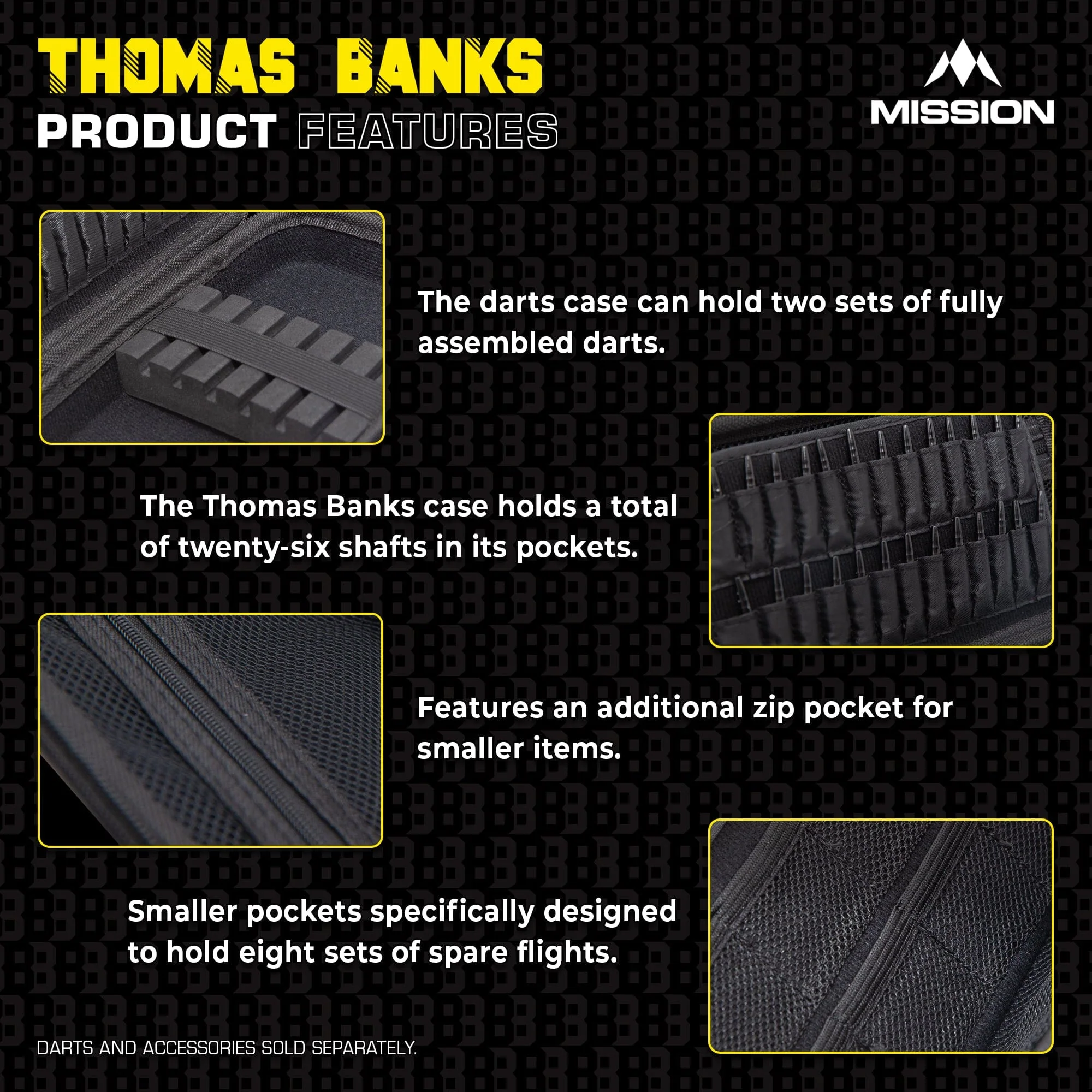 Mission Darts Players- EVA Dart Case - Thomas Banks - Image 4
