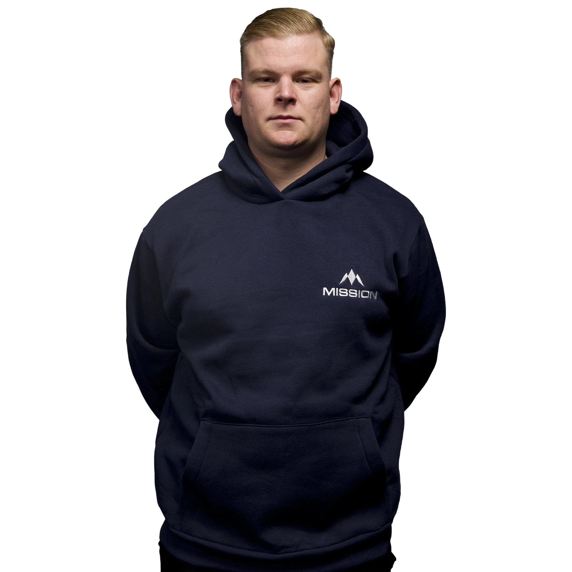 Mission Darts - Premium Hoodie - Black - Image 3
