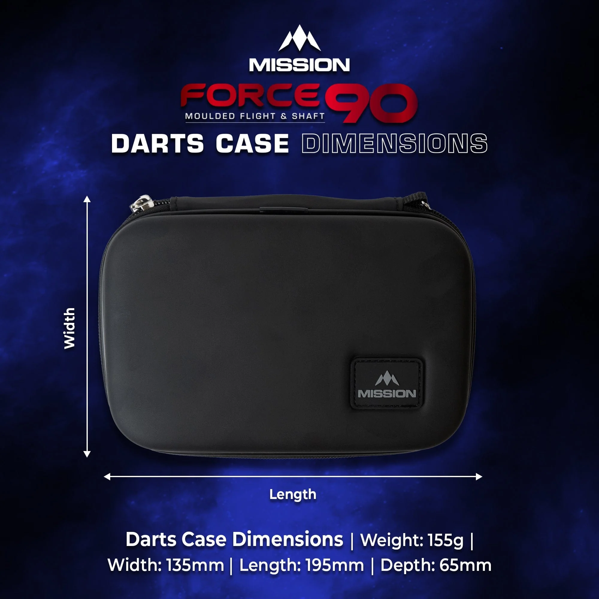 Mission Force 90 Dart Case - EVA Moulded Wallet - Large - Image 5