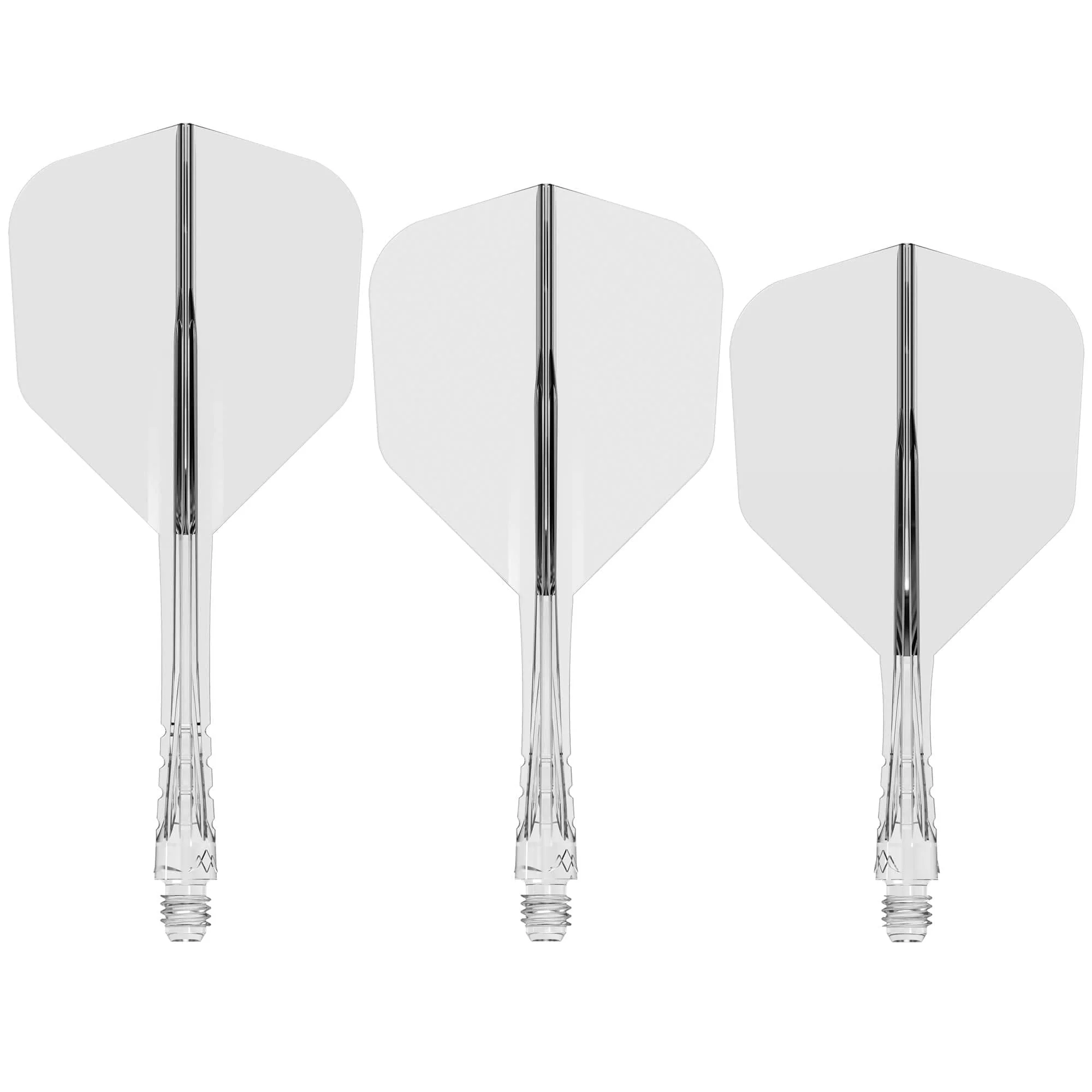 Mission Force 90 Vortex - Moulded Flight & Shaft - Clear - Image 2