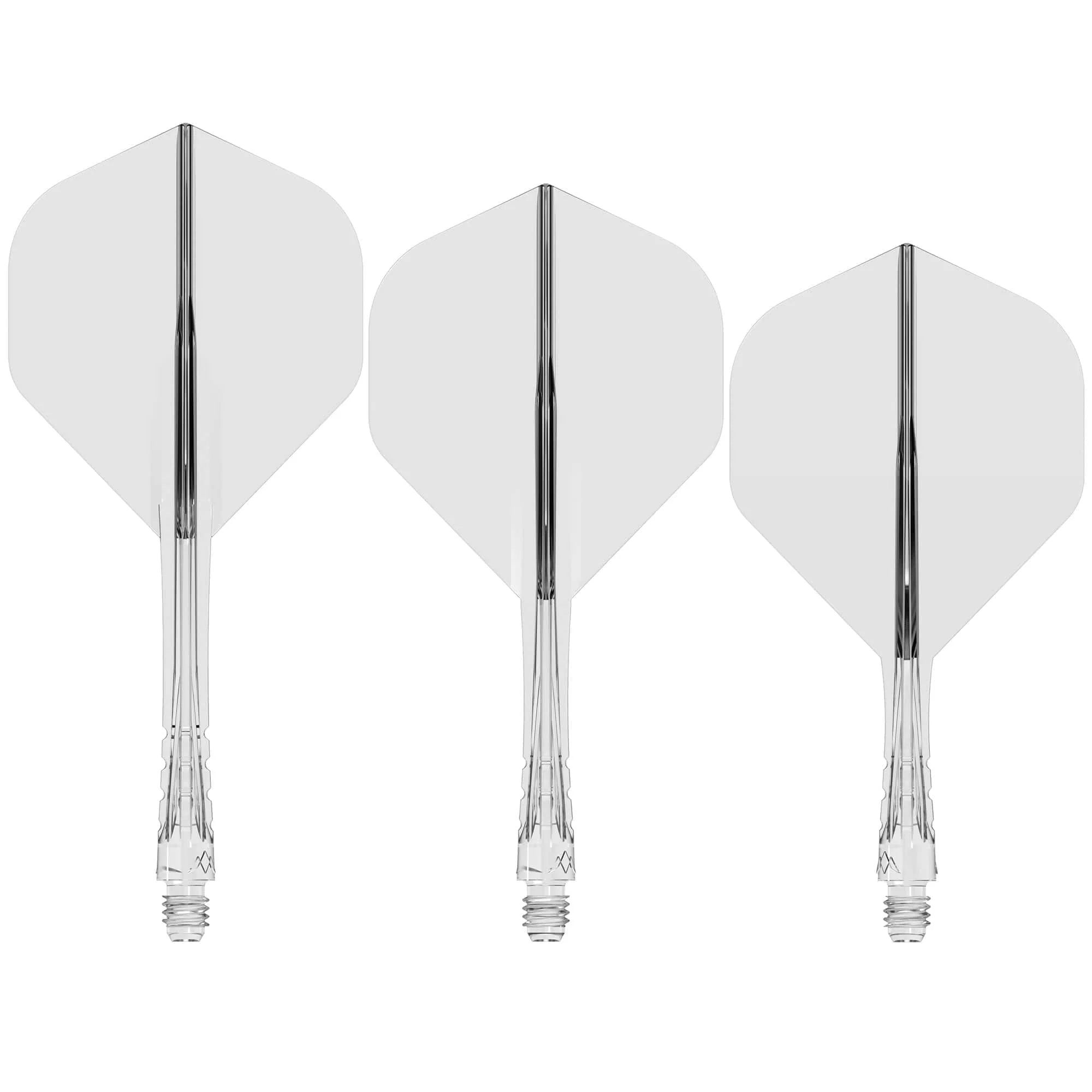 Mission Force 90 Vortex - Moulded Flight & Shaft - Clear - Image 3