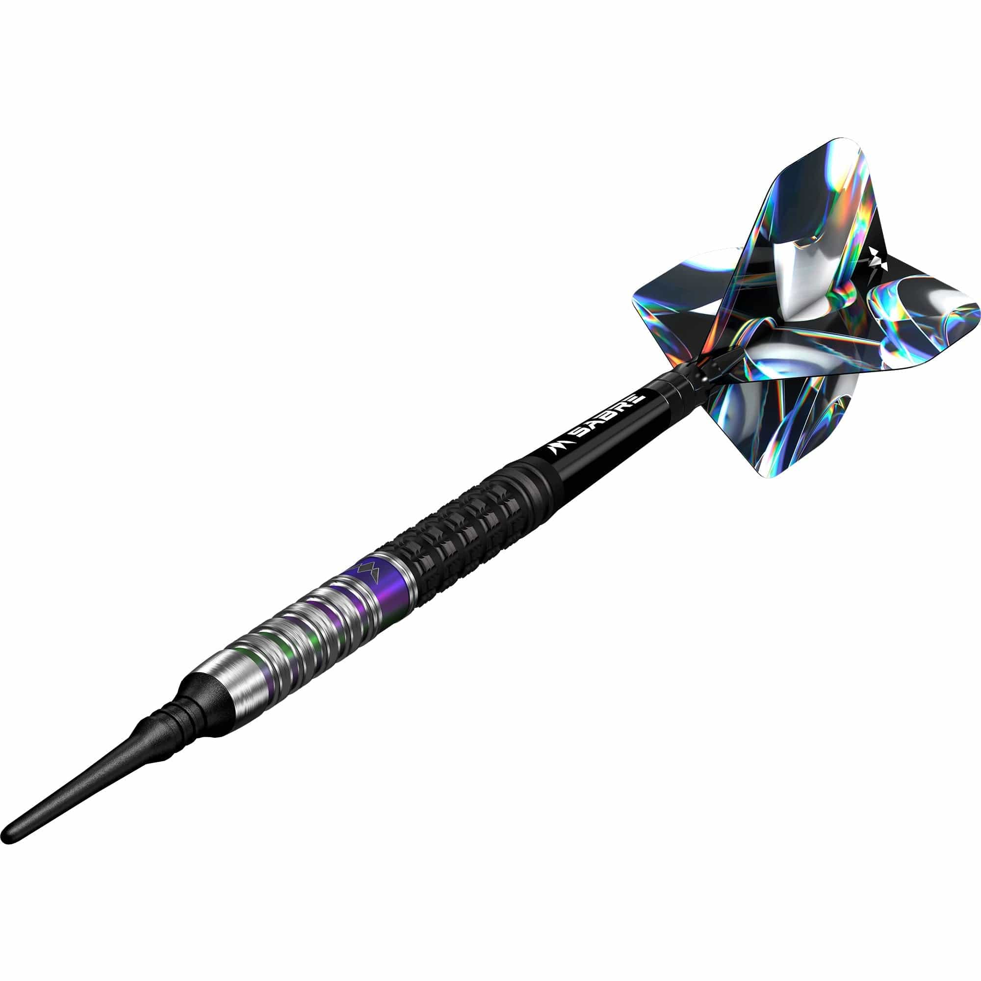 Mission Iridian Darts - Soft Tip - 90% Tungsten - Black & Coral PVD - 20g - Image 5