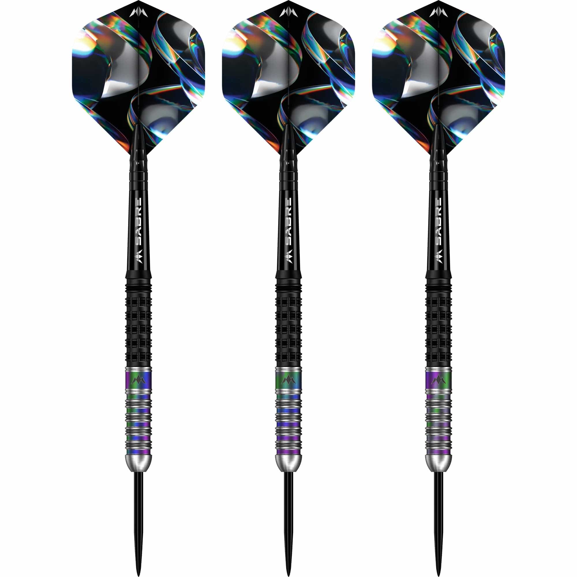 Mission Iridian Darts - Steel Tip - 90% Tungsten - Black & Coral PVD - Image 2