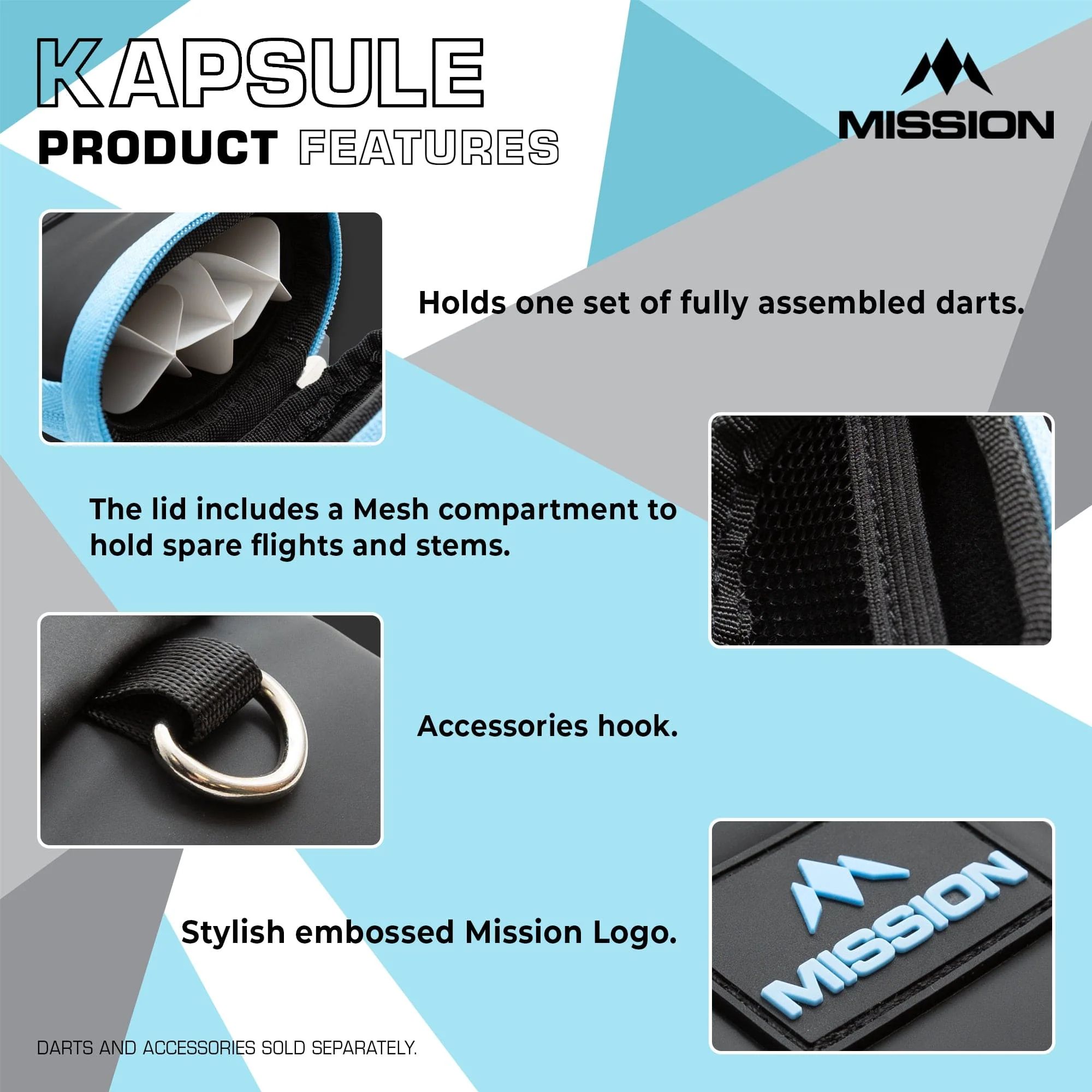 Mission Kapsule Darts Case - EVA Drop-in Case - Image 7