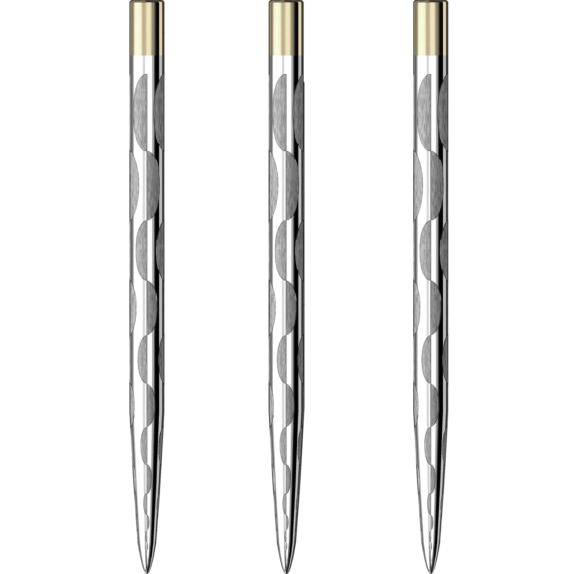 Mission Laser Plus - Steel Tip - Lasered Spare Points - Solid Arc - Silver - Image 2