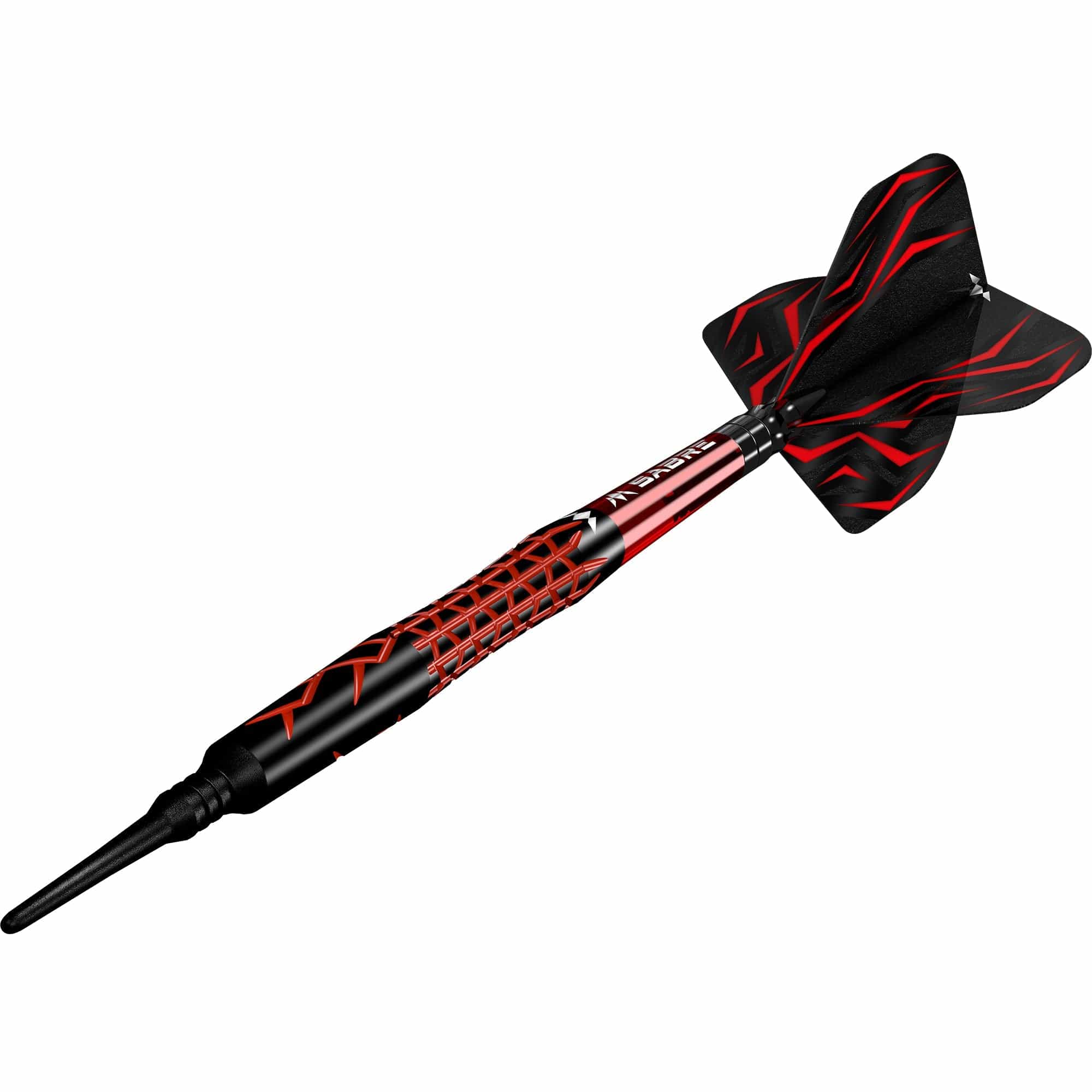 Mission Lava Darts - Soft Tip - 95% Tungsten - Black & Red Electro - Image 5