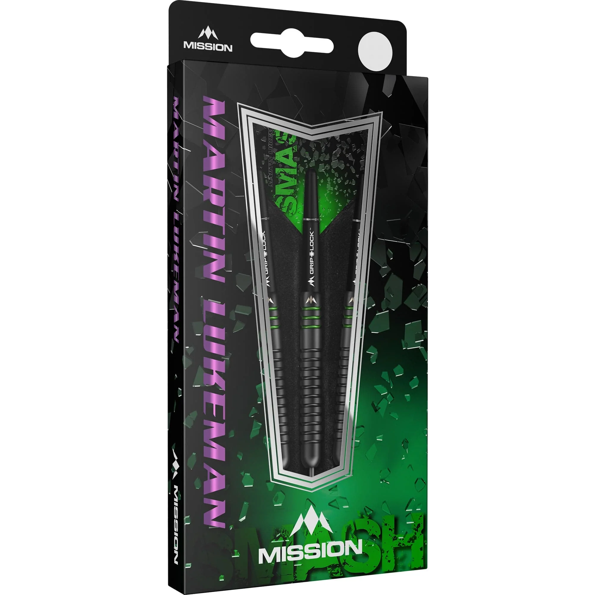 Mission Martin Lukeman Darts - Steel Tip - 90% - Smash - Black Titanium - Image 5