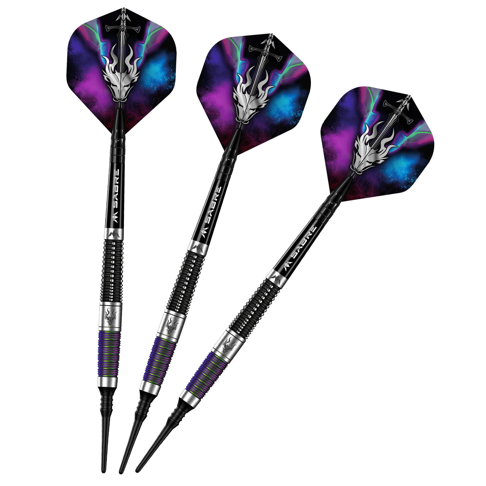 Mission Occult Darts - Soft Tip - 90% - Black & Coral PVD - Image 9