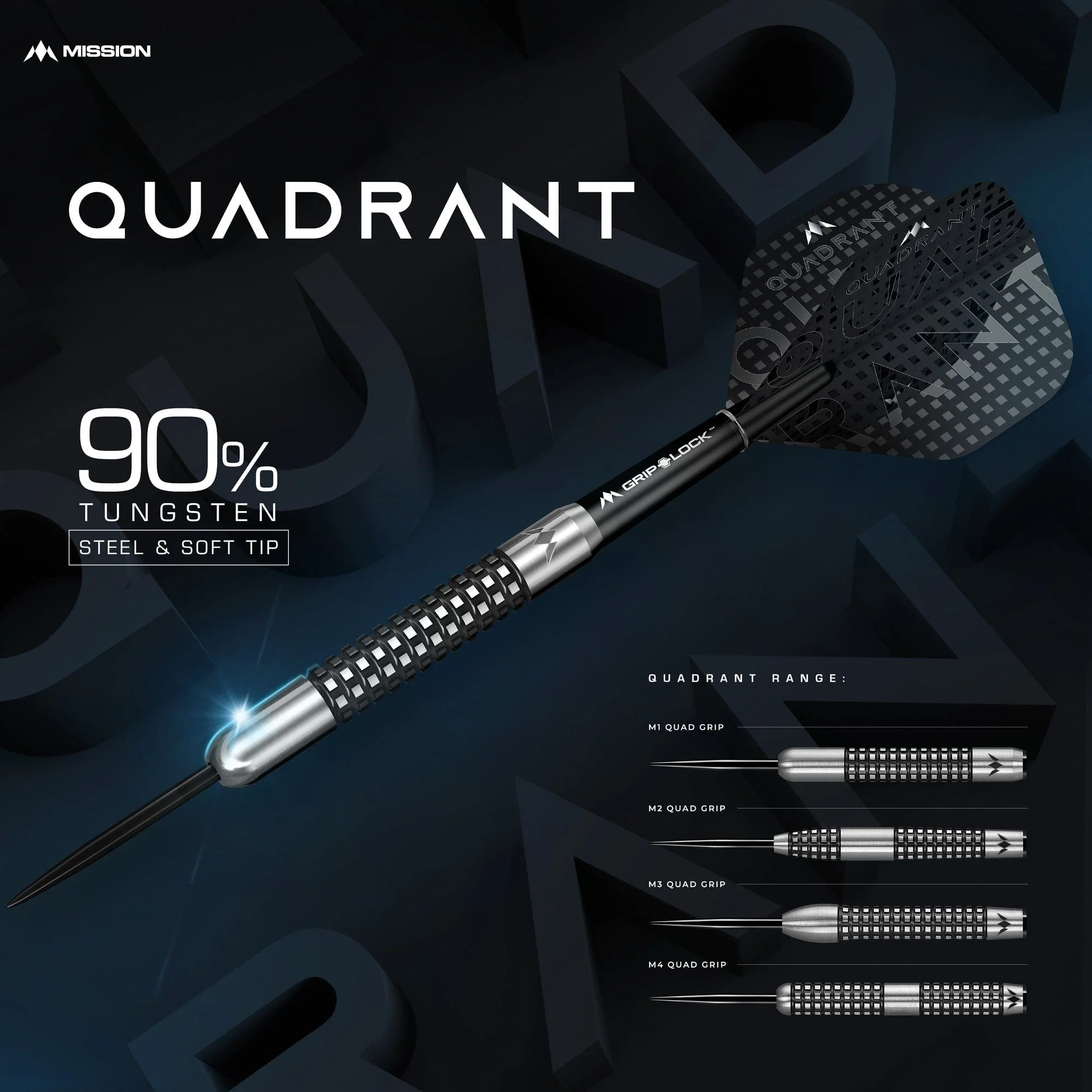 *Mission Quadrant Darts - Steel Tip - M4 - Quad Grip - Image 6