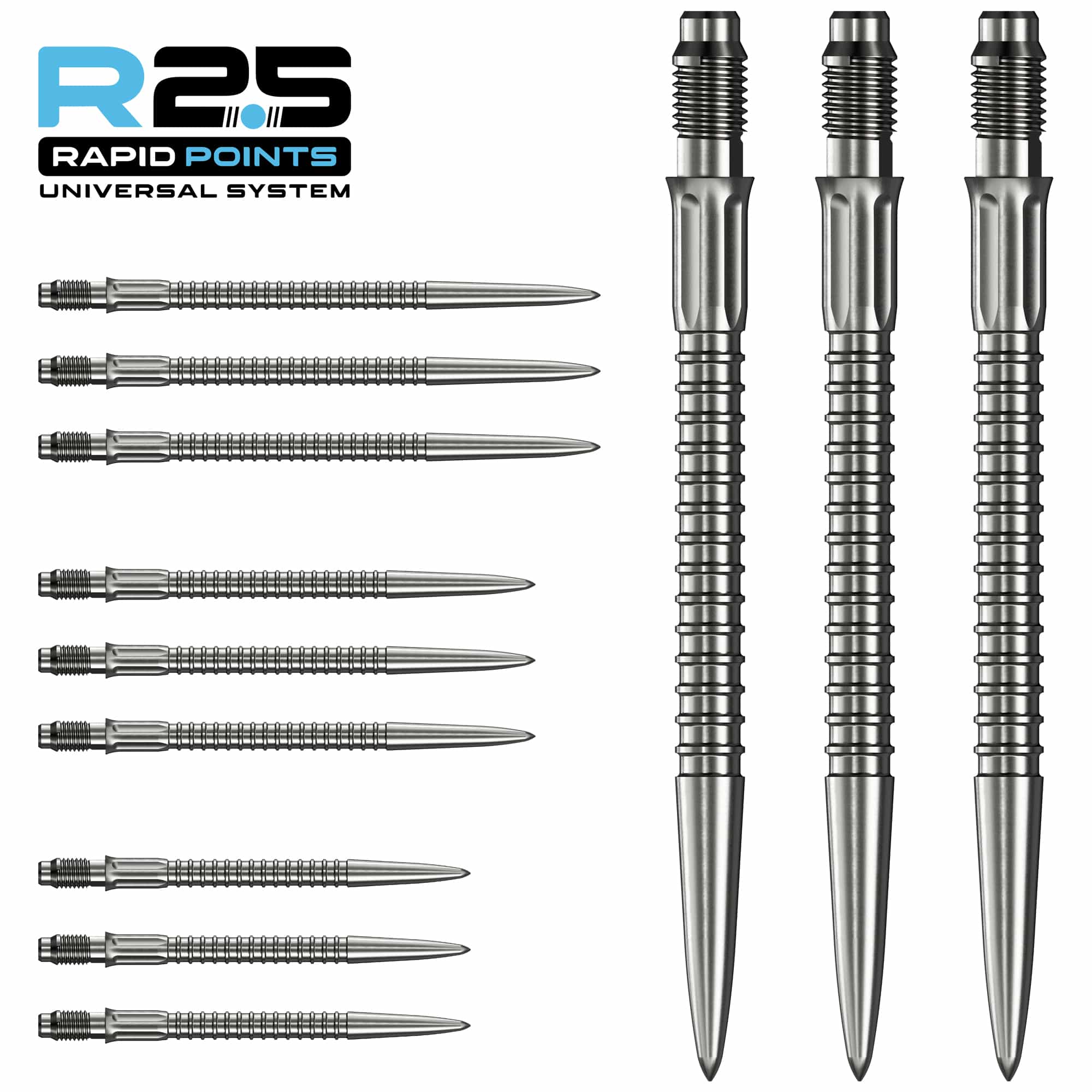 Mission R2.5 Rapid Dart Points - Steel Tip - GV1 - Image 4