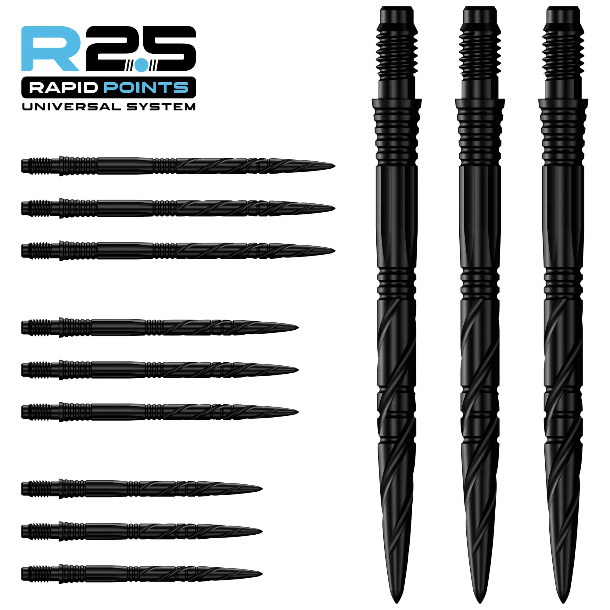 Mission R2.5 Rapid Dart Points - Steel Tip - SGV - Image 2