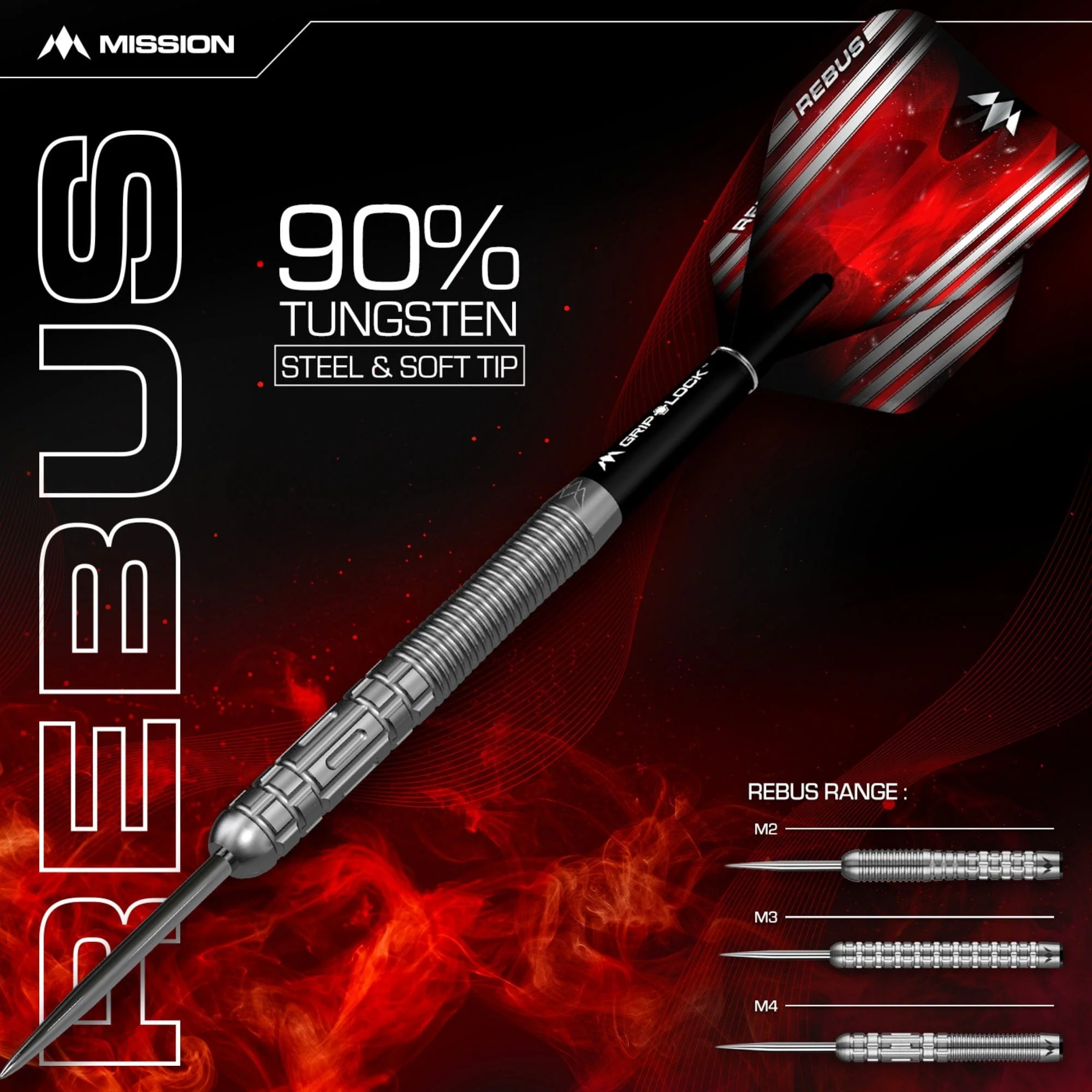 *Mission Rebus Darts - Steel Tip - M2 - Front Ring Grip - Image 6
