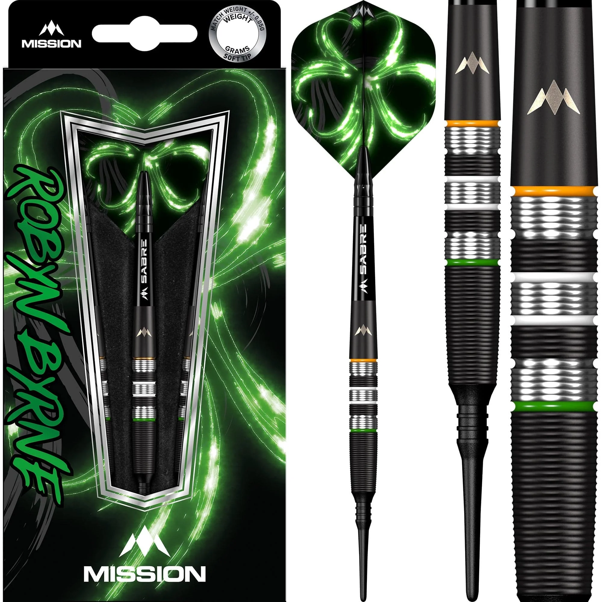 Mission Robyn Byrne Darts - Soft Tip - 90% - Black Titanium - Image 5